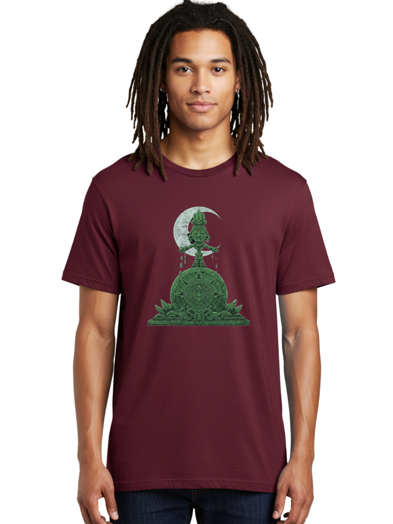Aztec-Calendar-Statue Men'S Graphic Tee, 100% Cotton, Comfortable Casual Summer Wear, Machine Washable, Vintage Camera, Old Camera, Antique Camera, Black Camera, Classic Photography, Photography Equipment, Nostalgic Device, Film Camera, Baj988