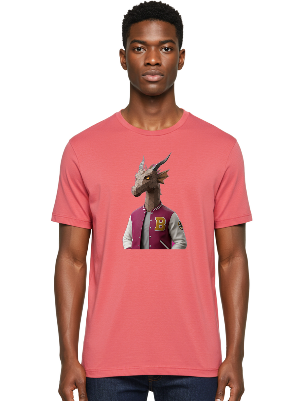 B-Letterman-Dragon-1 Men'S Graphic Tee, 100% Cotton, Comfortable Casual Summer Wear, Machine Washable, Vintage Camera, Old Camera, Antique Camera, Black Camera, Classic Photography, Photography Equipment, Nostalgic Device, Film Camera, Baj993