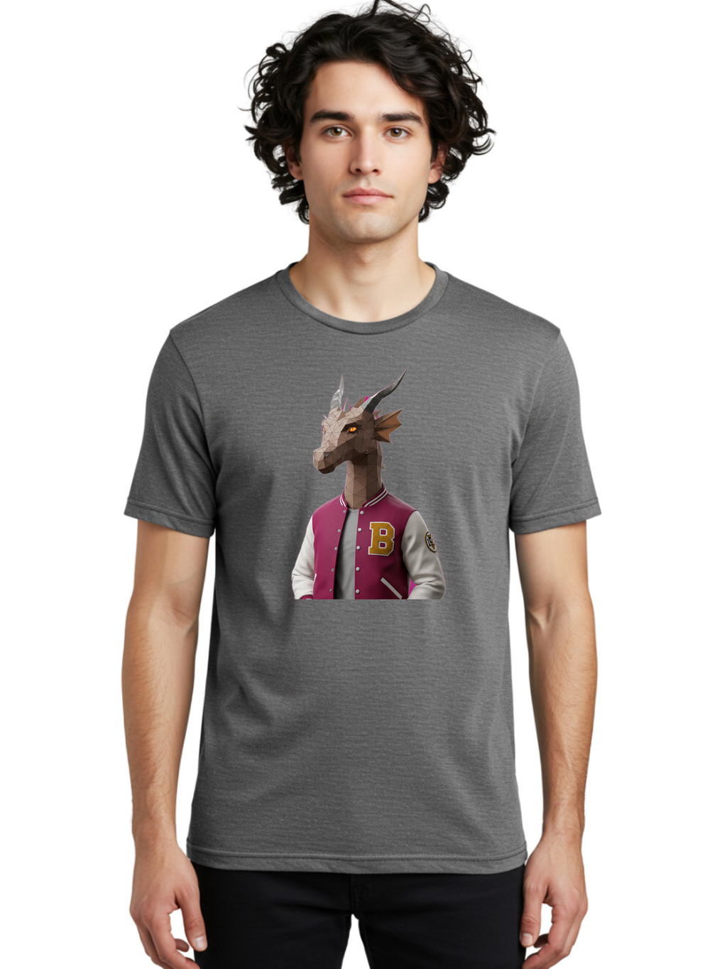 B-Letterman-Dragon-1 Men'S Graphic Tee, 100% Cotton, Comfortable Casual Summer Wear, Machine Washable, Vintage Camera, Old Camera, Antique Camera, Black Camera, Classic Photography, Photography Equipment, Nostalgic Device, Film Camera, Baj993