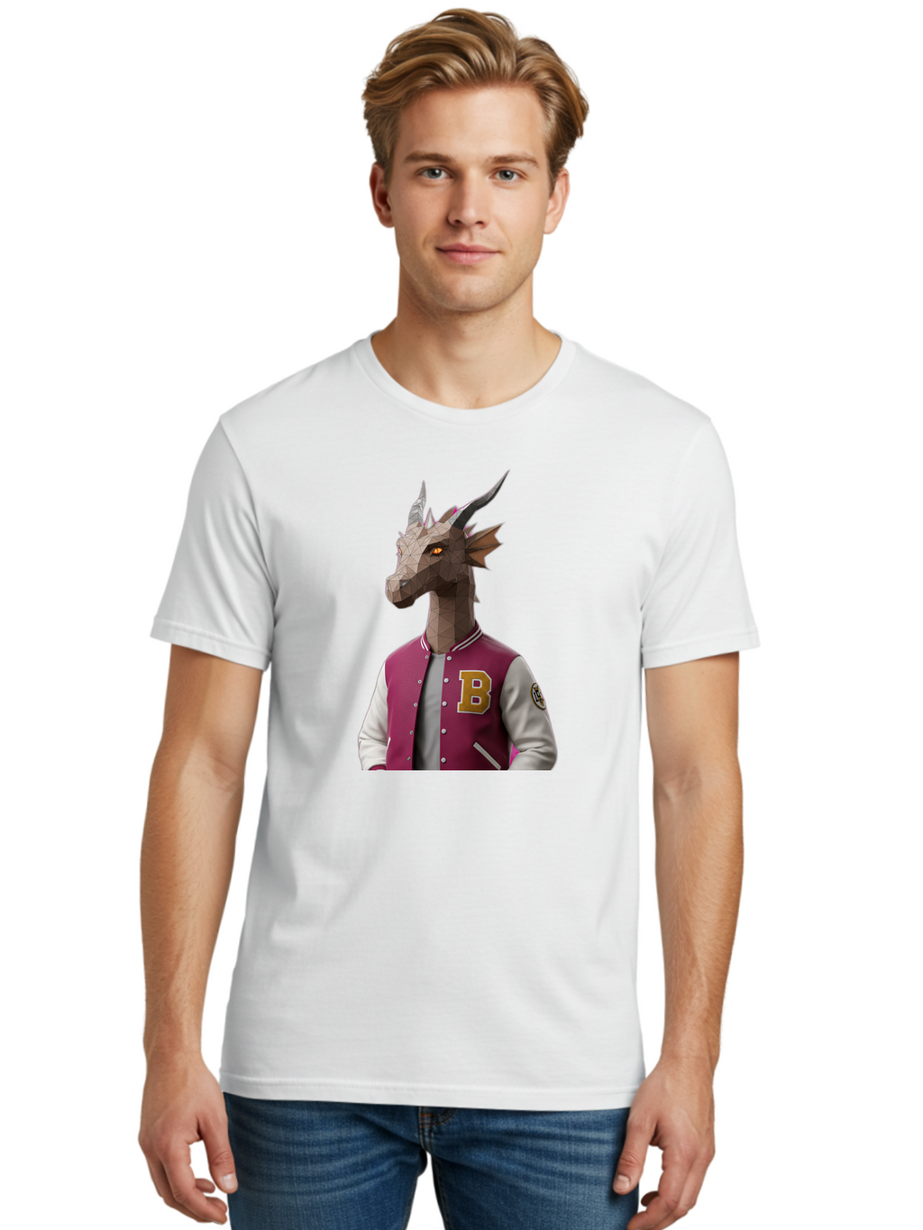 B-Letterman-Dragon-1 Men'S Graphic Tee, 100% Cotton, Comfortable Casual Summer Wear, Machine Washable, Vintage Camera, Old Camera, Antique Camera, Black Camera, Classic Photography, Photography Equipment, Nostalgic Device, Film Camera, Baj993