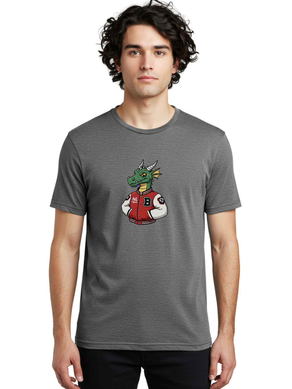 B-Letterman-Dragon Men'S Graphic Tee, 100% Cotton, Comfortable Casual Summer Wear, Machine Washable, Vintage Camera, Old Camera, Antique Camera, Black Camera, Classic Photography, Photography Equipment, Nostalgic Device, Film Camera, Baj994