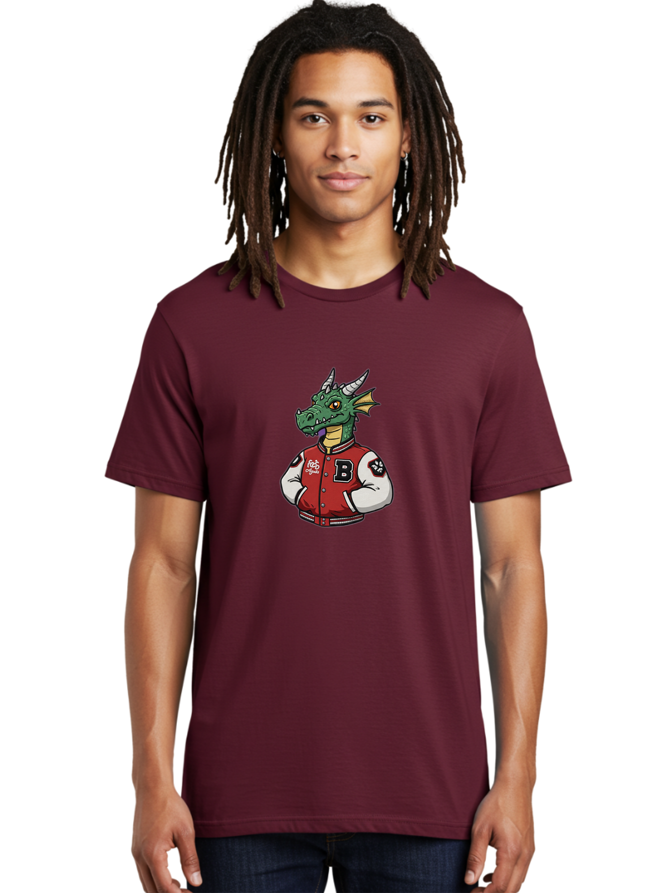 B-Letterman-Dragon Men'S Graphic Tee, 100% Cotton, Comfortable Casual Summer Wear, Machine Washable, Vintage Camera, Old Camera, Antique Camera, Black Camera, Classic Photography, Photography Equipment, Nostalgic Device, Film Camera, Baj994