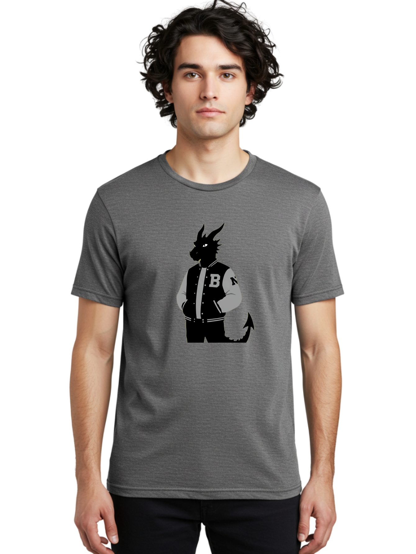 B-Lettermark-Dragon Men'S Graphic Tee, 100% Cotton, Comfortable Casual Summer Wear, Machine Washable, Vintage Camera, Old Camera, Antique Camera, Black Camera, Classic Photography, Photography Equipment, Nostalgic Device, Film Camera, Baj995