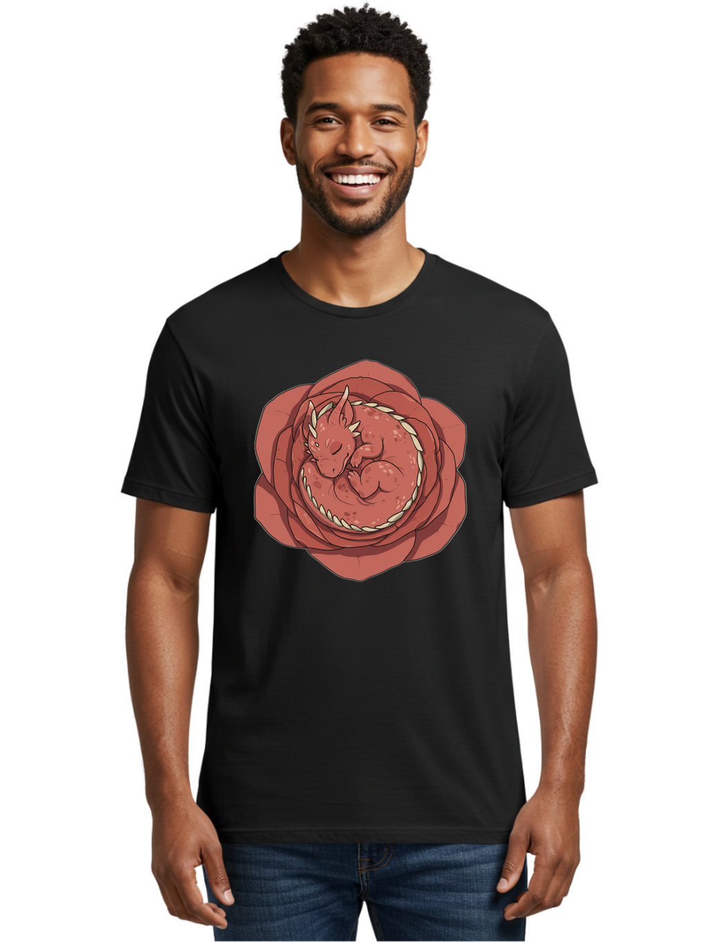 Baby-Dragon-In-Flower Men'S Graphic Tee, 100% Cotton, Comfortable Casual Summer Wear, Machine Washable, Vintage Camera, Old Camera, Antique Camera, Black Camera, Classic Photography, Photography Equipment, Nostalgic Device, Film Camera, Baj996