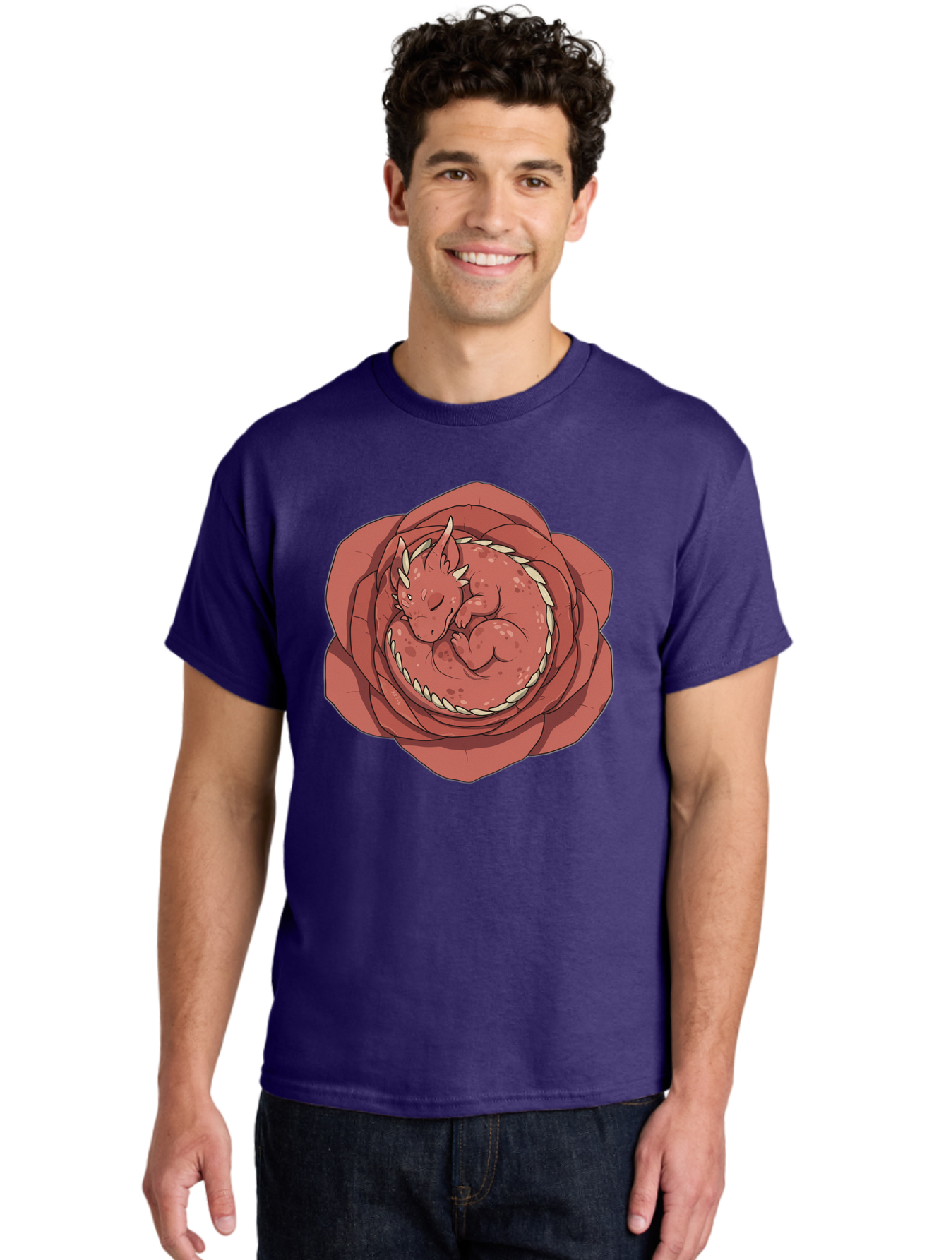 Baby-Dragon-In-Flower Men'S Graphic Tee, 100% Cotton, Comfortable Casual Summer Wear, Machine Washable, Vintage Camera, Old Camera, Antique Camera, Black Camera, Classic Photography, Photography Equipment, Nostalgic Device, Film Camera, Baj996