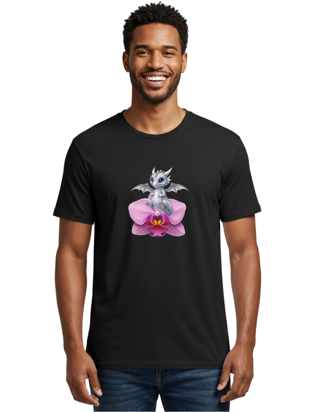 Baby-Dragon-On-Orchid Men'S Graphic Tee, 100% Cotton, Comfortable Casual Summer Wear, Machine Washable, Vintage Camera, Old Camera, Antique Camera, Black Camera, Classic Photography, Photography Equipment, Nostalgic Device, Film Camera, Baj998