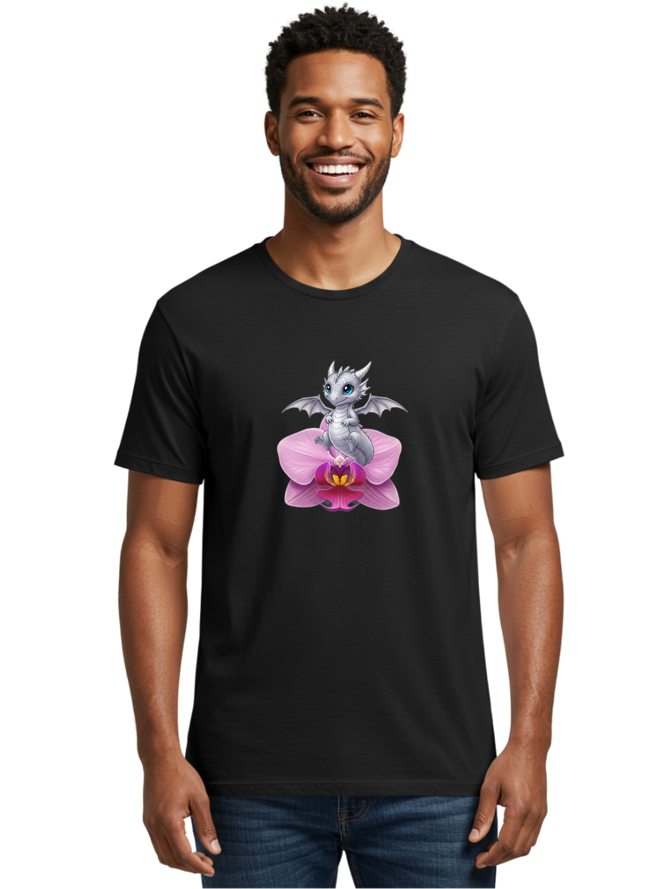 Baby-Dragon-On-Orchid Men'S Graphic Tee, 100% Cotton, Comfortable Casual Summer Wear, Machine Washable, Vintage Camera, Old Camera, Antique Camera, Black Camera, Classic Photography, Photography Equipment, Nostalgic Device, Film Camera, Baj998