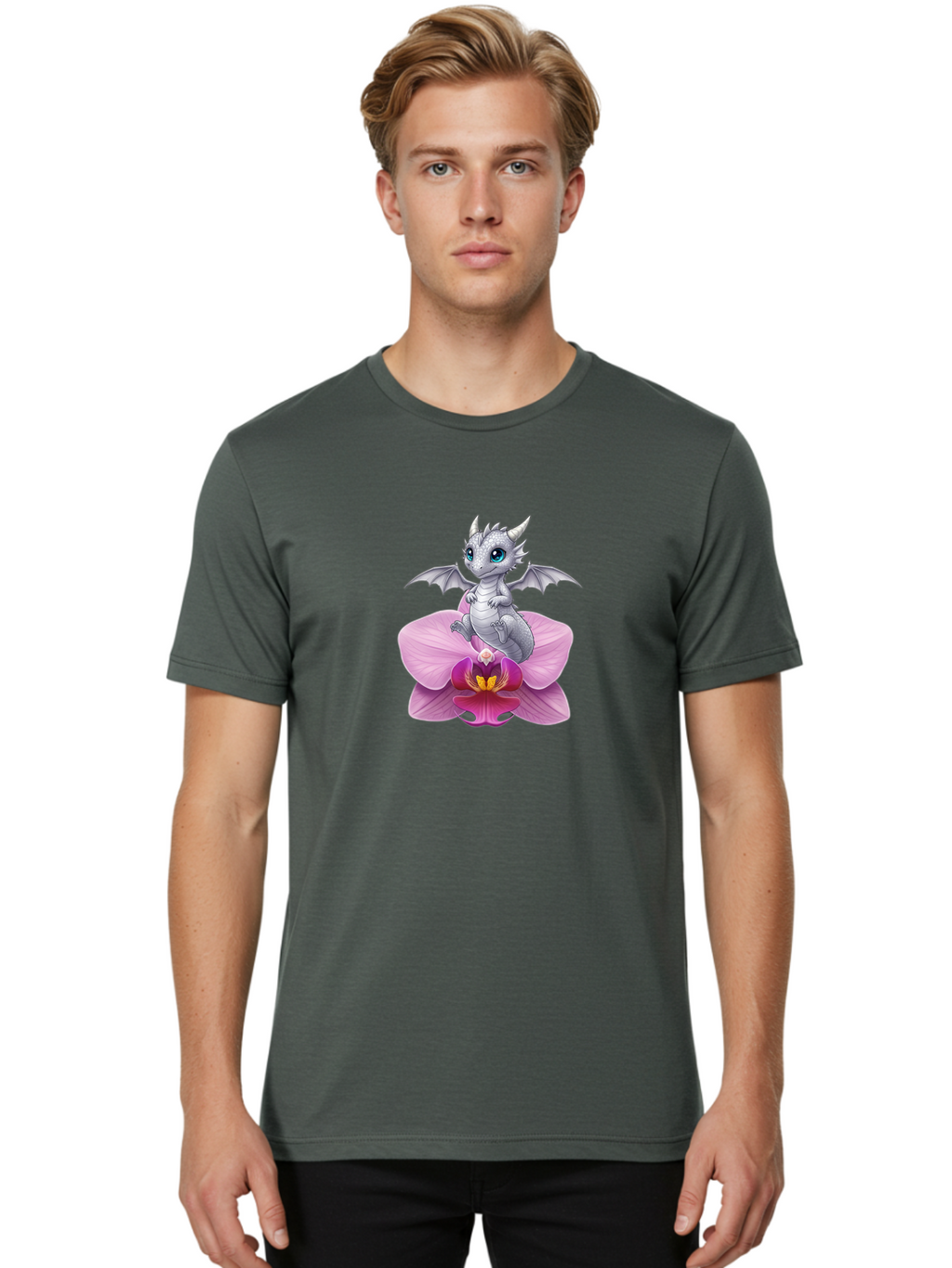 Baby-Dragon-On-Orchid Men'S Graphic Tee, 100% Cotton, Comfortable Casual Summer Wear, Machine Washable, Vintage Camera, Old Camera, Antique Camera, Black Camera, Classic Photography, Photography Equipment, Nostalgic Device, Film Camera, Baj998