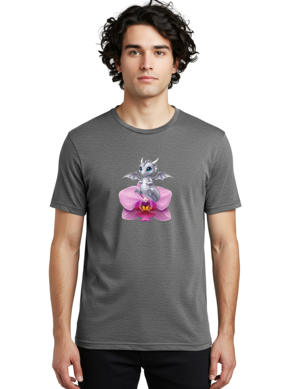 Baby-Dragon-On-Orchid Men'S Graphic Tee, 100% Cotton, Comfortable Casual Summer Wear, Machine Washable, Vintage Camera, Old Camera, Antique Camera, Black Camera, Classic Photography, Photography Equipment, Nostalgic Device, Film Camera, Baj998