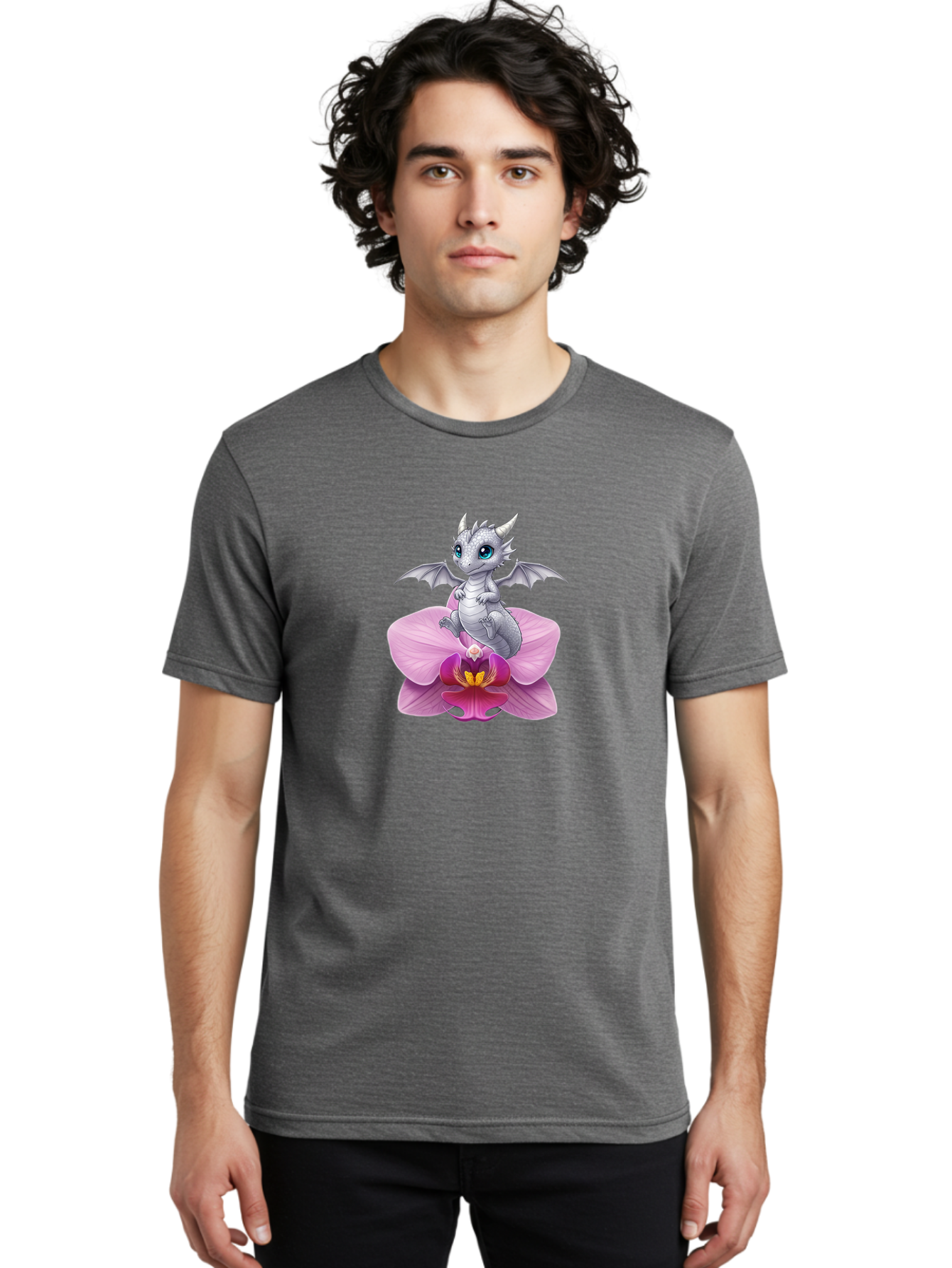 Baby-Dragon-On-Orchid Men'S Graphic Tee, 100% Cotton, Comfortable Casual Summer Wear, Machine Washable, Vintage Camera, Old Camera, Antique Camera, Black Camera, Classic Photography, Photography Equipment, Nostalgic Device, Film Camera, Baj998
