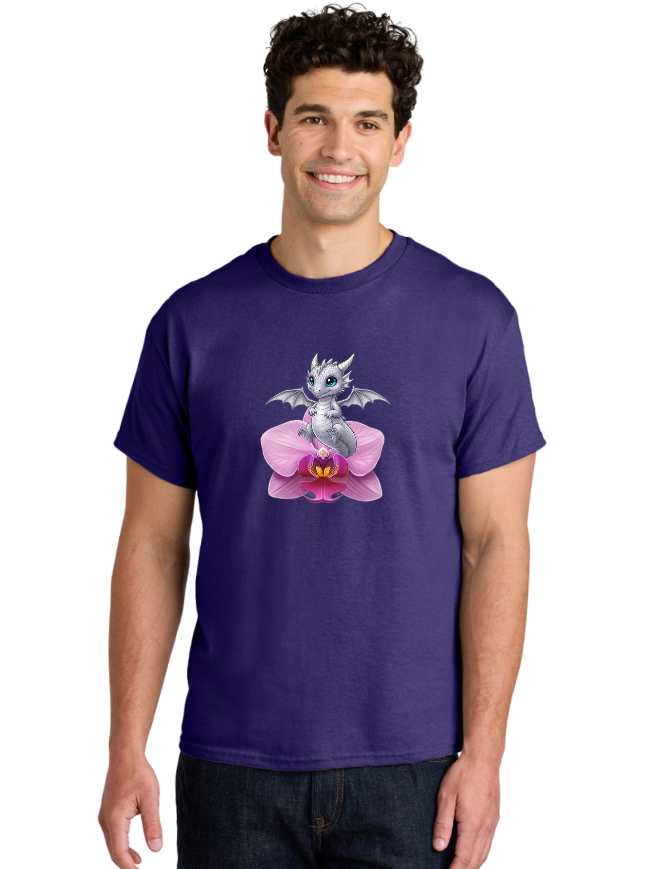 Baby-Dragon-On-Orchid Men'S Graphic Tee, 100% Cotton, Comfortable Casual Summer Wear, Machine Washable, Vintage Camera, Old Camera, Antique Camera, Black Camera, Classic Photography, Photography Equipment, Nostalgic Device, Film Camera, Baj998