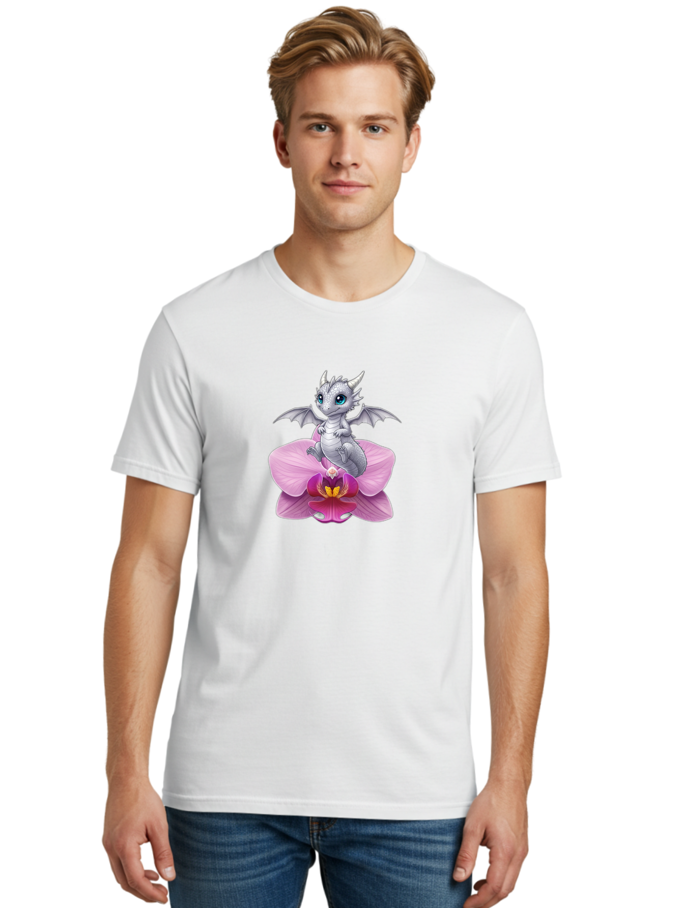 Baby-Dragon-On-Orchid Men'S Graphic Tee, 100% Cotton, Comfortable Casual Summer Wear, Machine Washable, Vintage Camera, Old Camera, Antique Camera, Black Camera, Classic Photography, Photography Equipment, Nostalgic Device, Film Camera, Baj998