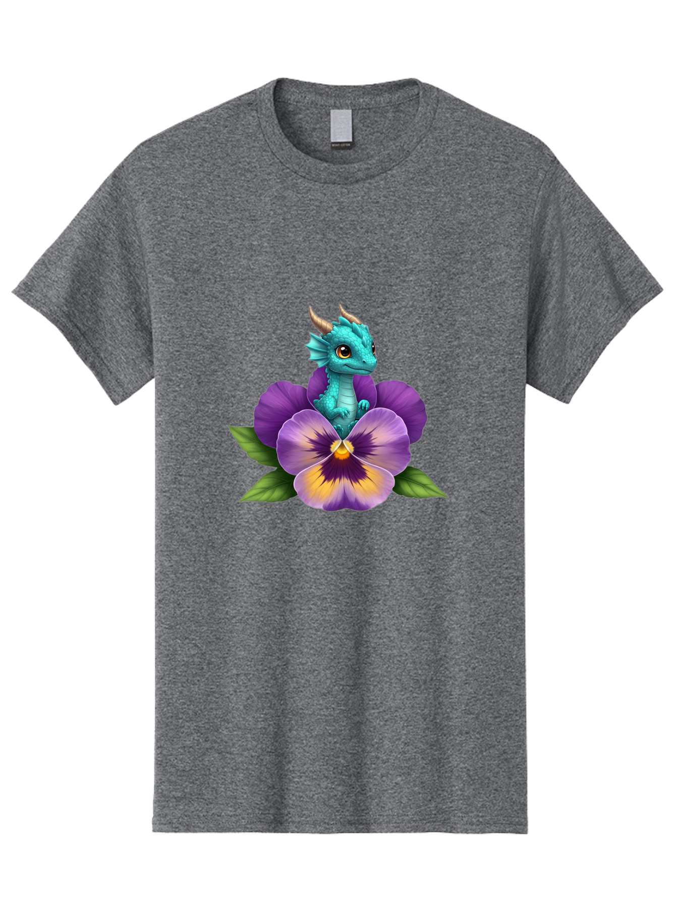 Baby-Dragon-On-Purple-Flower Men'S Graphic Tee, 100% Cotton, Comfortable Casual Summer Wear, Machine Washable, Vintage Camera, Old Camera, Antique Camera, Black Camera, Classic Photography, Photography Equipment, Nostalgic Device, Film Camera, Baj999