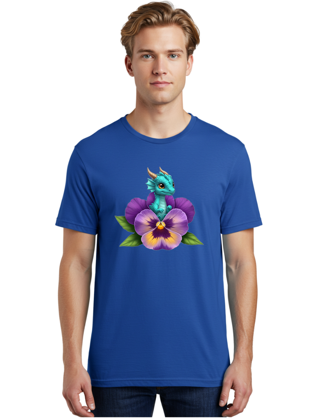 Baby-Dragon-On-Purple-Flower Men'S Graphic Tee, 100% Cotton, Comfortable Casual Summer Wear, Machine Washable, Vintage Camera, Old Camera, Antique Camera, Black Camera, Classic Photography, Photography Equipment, Nostalgic Device, Film Camera, Baj999