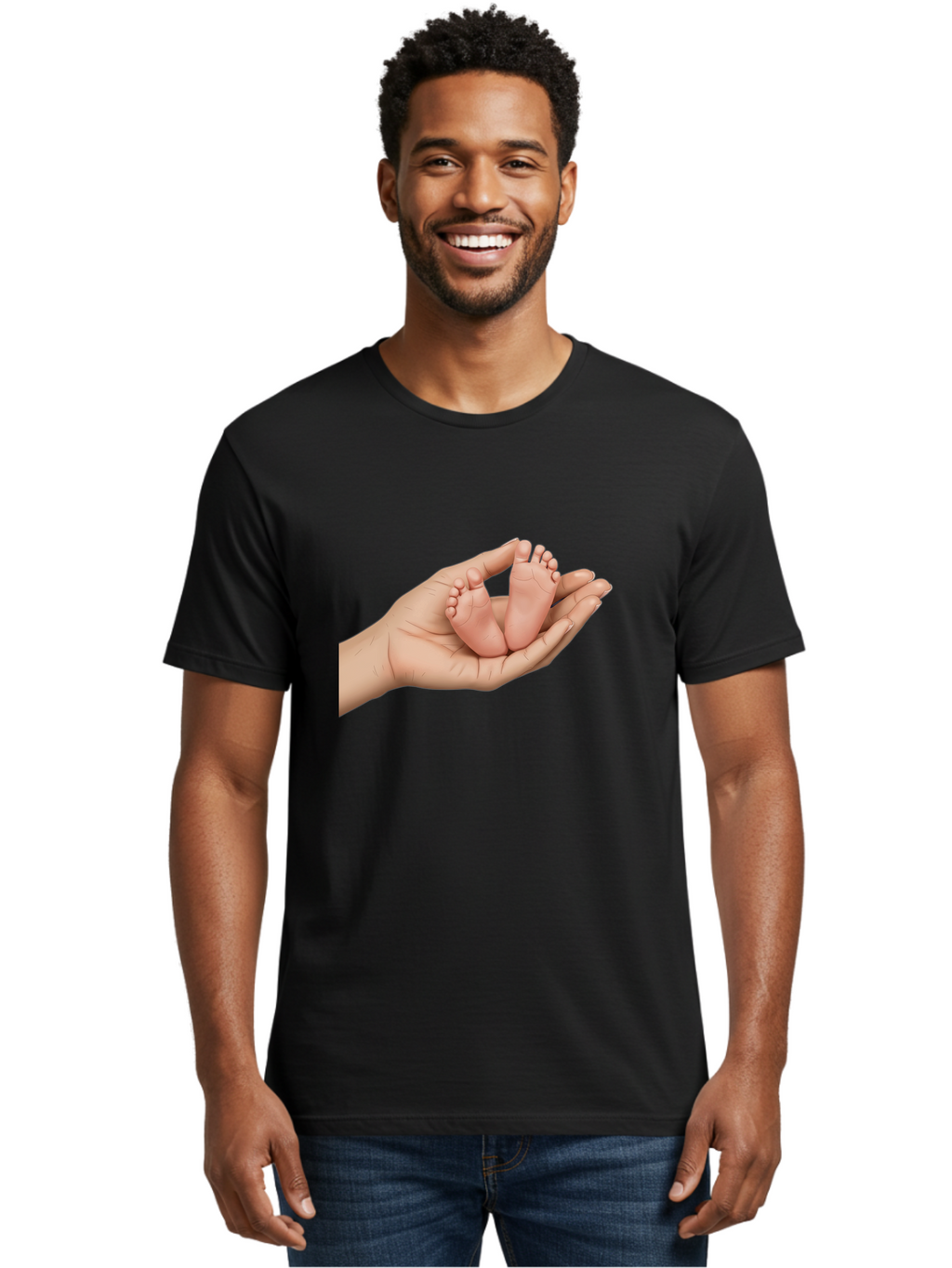 Baby-Feet-1 Men'S Graphic Tee, 100% Cotton, Comfortable Casual Summer Wear, Machine Washable, Vintage Camera, Old Camera, Antique Camera, Black Camera, Classic Photography, Photography Equipment, Nostalgic Device, Film Camera, Camera Art Bak001