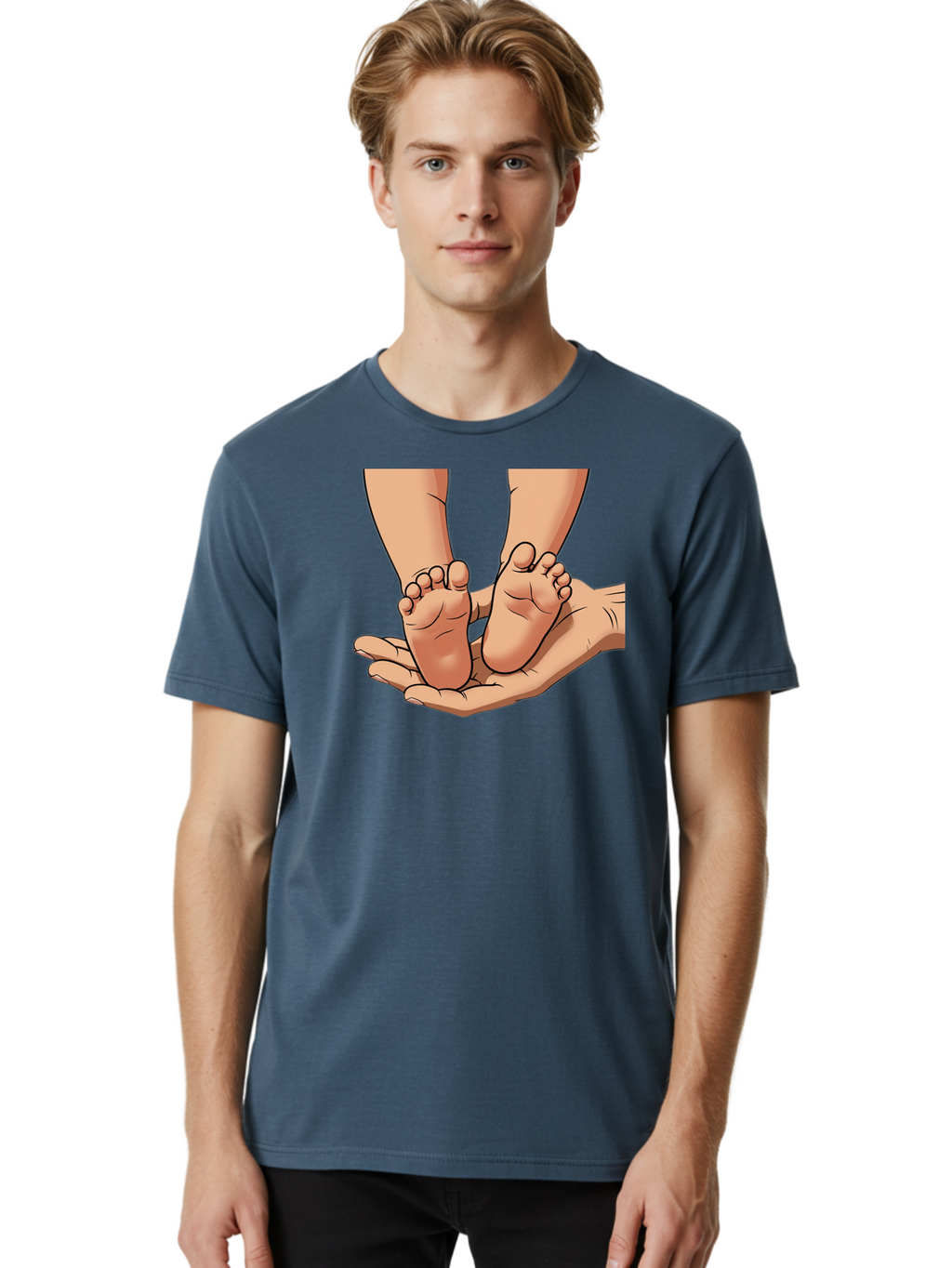 Baby-Feet-2 Men'S Graphic Tee, 100% Cotton, Comfortable Casual Summer Wear, Machine Washable, Vintage Camera, Old Camera, Antique Camera, Black Camera, Classic Photography, Photography Equipment, Nostalgic Device, Film Camera, Camera Art Bak002