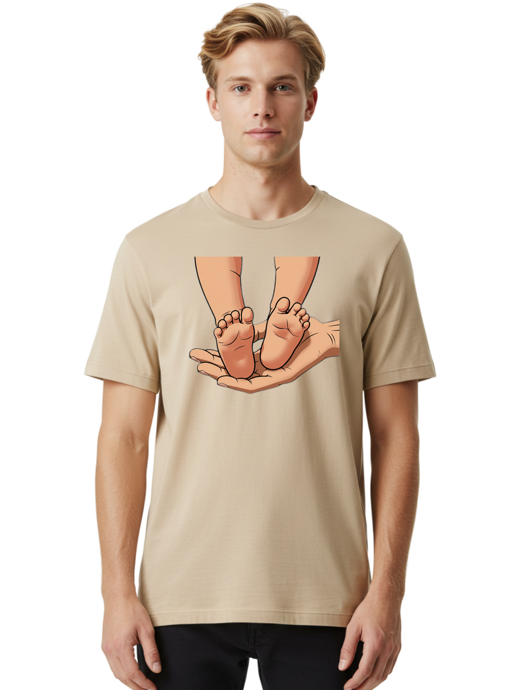 Baby-Feet-2 Men'S Graphic Tee, 100% Cotton, Comfortable Casual Summer Wear, Machine Washable, Vintage Camera, Old Camera, Antique Camera, Black Camera, Classic Photography, Photography Equipment, Nostalgic Device, Film Camera, Camera Art Bak002