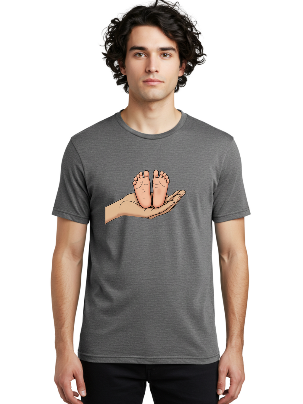 Baby-Feet-3 Men'S Graphic Tee, 100% Cotton, Comfortable Casual Summer Wear, Machine Washable, Vintage Camera, Old Camera, Antique Camera, Black Camera, Classic Photography, Photography Equipment, Nostalgic Device, Film Camera, Camera Art Bak003