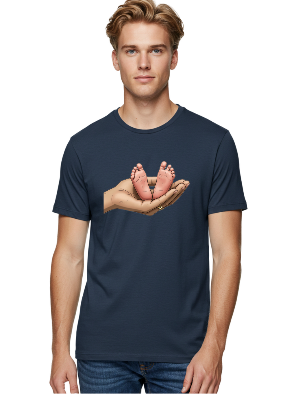 Baby-Feet-4 Men'S Graphic Tee, 100% Cotton, Comfortable Casual Summer Wear, Machine Washable, Vintage Camera, Old Camera, Antique Camera, Black Camera, Classic Photography, Photography Equipment, Nostalgic Device, Film Camera, Camera Art Bak004