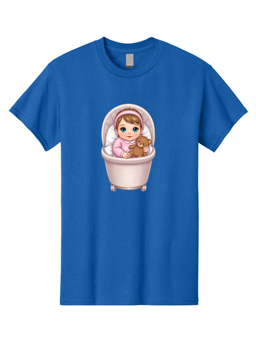 Baby-Girl-With-Teddy-2 Men'S Graphic Tee, 100% Cotton, Comfortable Casual Summer Wear, Machine Washable, Vintage Camera, Old Camera, Antique Camera, Black Camera, Classic Photography, Photography Equipment, Nostalgic Device, Film Camera, Bak009
