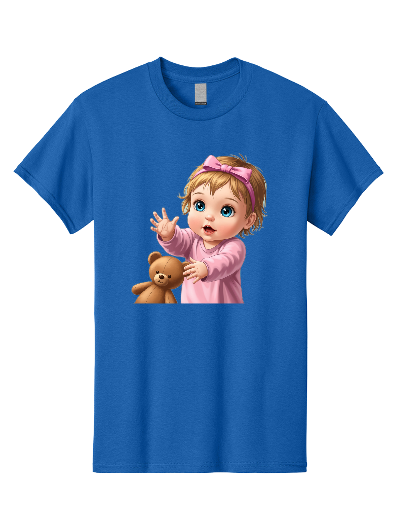 Baby-Girl-With-Teddy-3 Men'S Graphic Tee, 100% Cotton, Comfortable Casual Summer Wear, Machine Washable, Vintage Camera, Old Camera, Antique Camera, Black Camera, Classic Photography, Photography Equipment, Nostalgic Device, Film Camera, Bak010