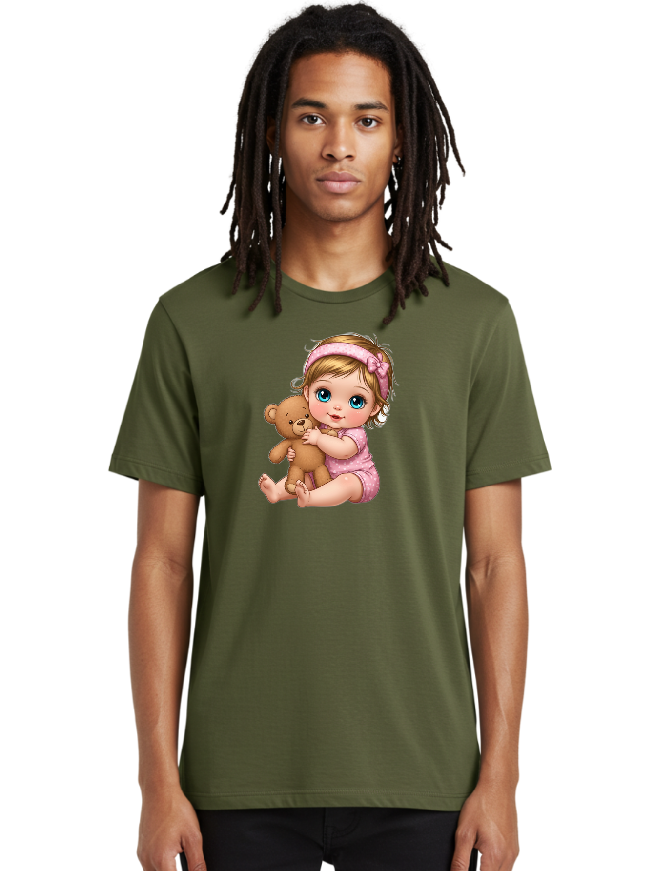 Baby-Girl-With-Teddy-Bear Men'S Graphic Tee, 100% Cotton, Comfortable Casual Summer Wear, Machine Washable, Vintage Camera, Old Camera, Antique Camera, Black Camera, Classic Photography, Photography Equipment, Nostalgic Device, Film Camera, Bak013