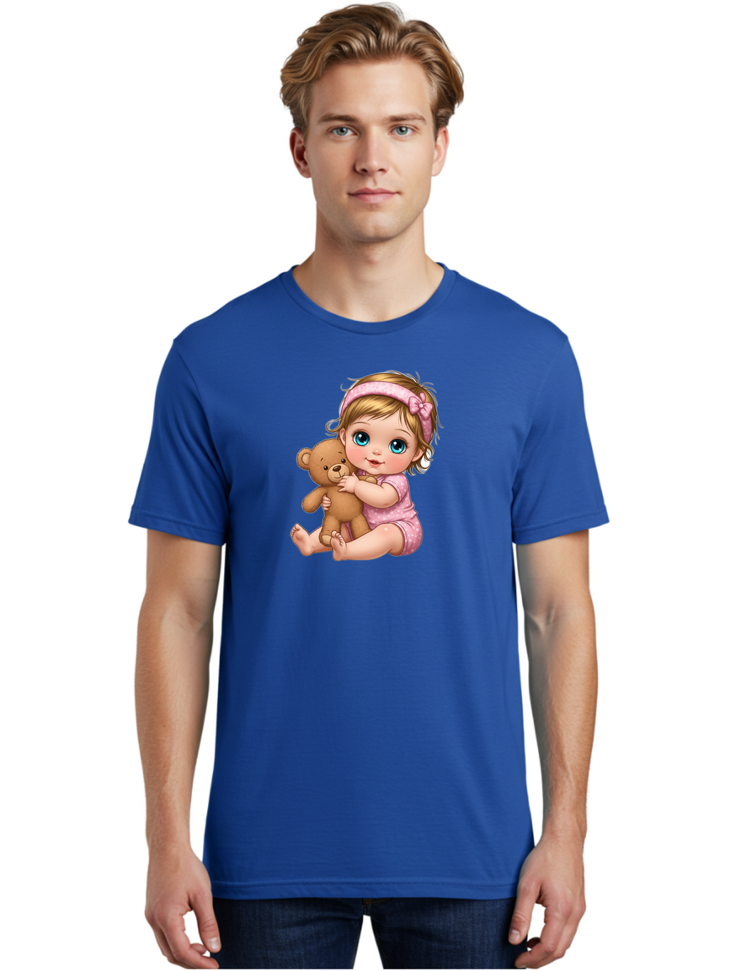 Baby-Girl-With-Teddy-Bear Men'S Graphic Tee, 100% Cotton, Comfortable Casual Summer Wear, Machine Washable, Vintage Camera, Old Camera, Antique Camera, Black Camera, Classic Photography, Photography Equipment, Nostalgic Device, Film Camera, Bak013