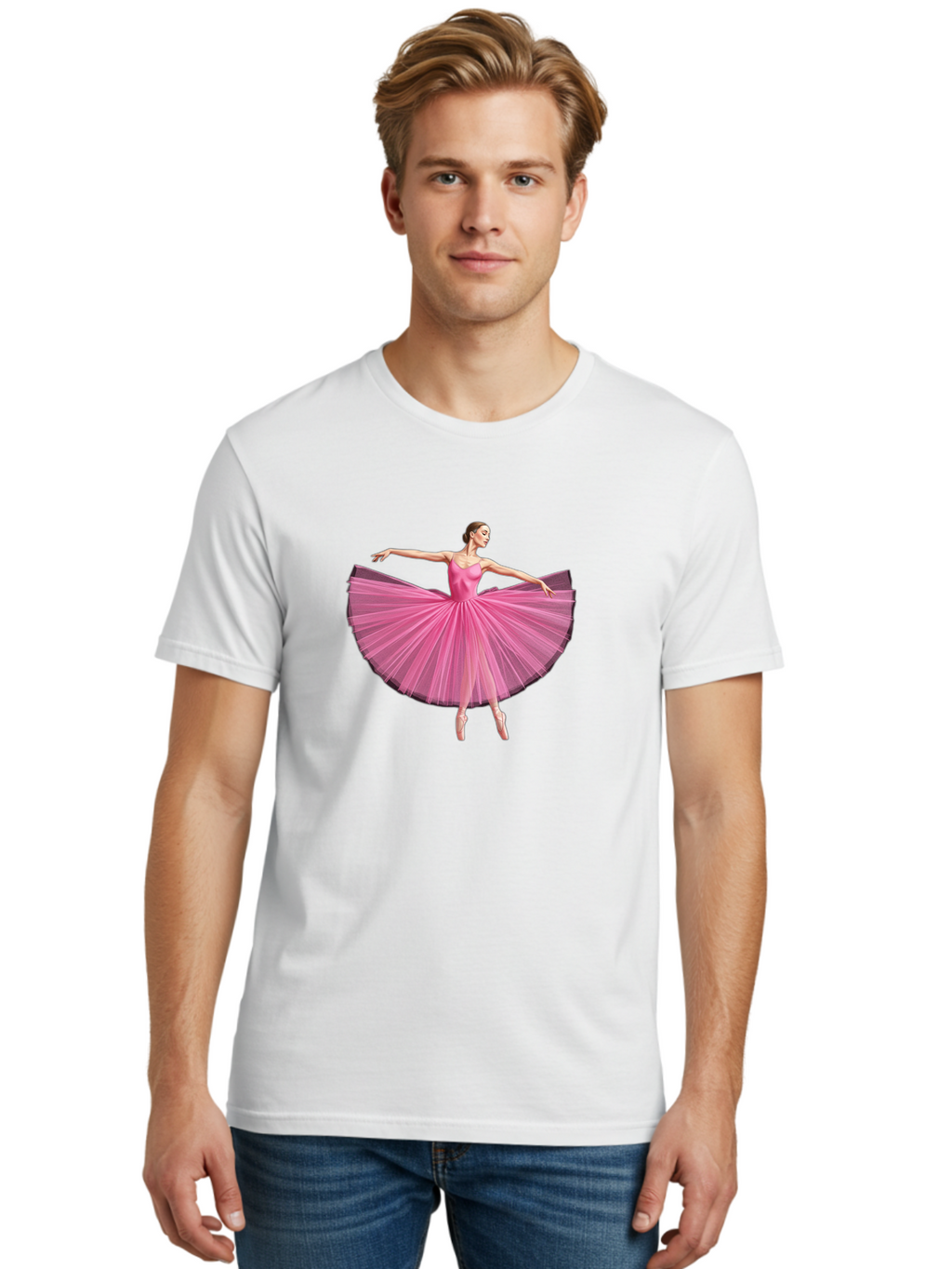 Ballerina-1 Men'S Graphic Tee, 100% Cotton, Comfortable Casual Summer Wear, Machine Washable, Vintage Camera, Old Camera, Antique Camera, Black Camera, Classic Photography, Photography Equipment, Nostalgic Device, Film Camera, Camera Art Bak016