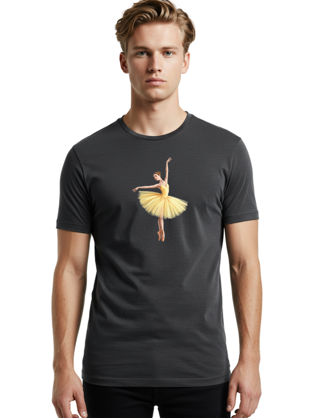 Ballerina-2 Men'S Graphic Tee, 100% Cotton, Comfortable Casual Summer Wear, Machine Washable, Vintage Camera, Old Camera, Antique Camera, Black Camera, Classic Photography, Photography Equipment, Nostalgic Device, Film Camera, Camera Art Bak017