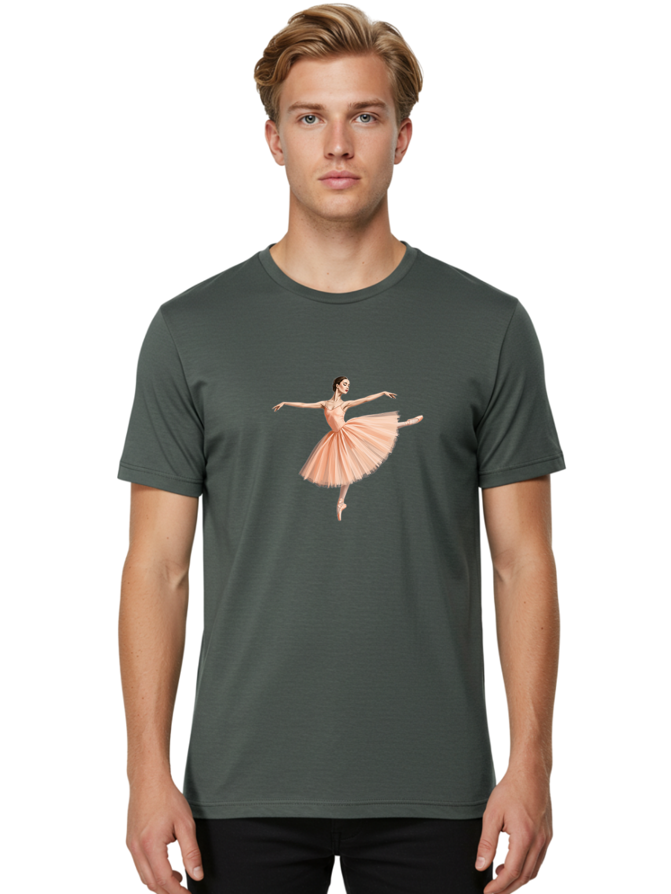 Ballerina-3 Men'S Graphic Tee, 100% Cotton, Comfortable Casual Summer Wear, Machine Washable, Vintage Camera, Old Camera, Antique Camera, Black Camera, Classic Photography, Photography Equipment, Nostalgic Device, Film Camera, Camera Art Bak018