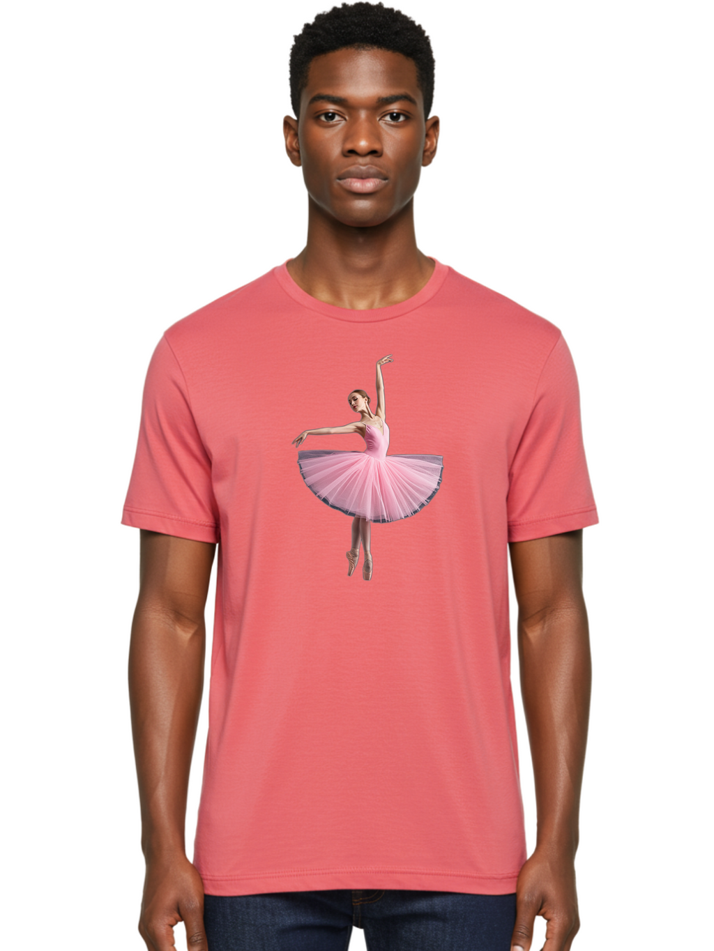 Ballerina-In-Pink-Tutu Men'S Graphic Tee, 100% Cotton, Comfortable Casual Summer Wear, Machine Washable, Vintage Camera, Old Camera, Antique Camera, Black Camera, Classic Photography, Photography Equipment, Nostalgic Device, Film Camera, Bak023