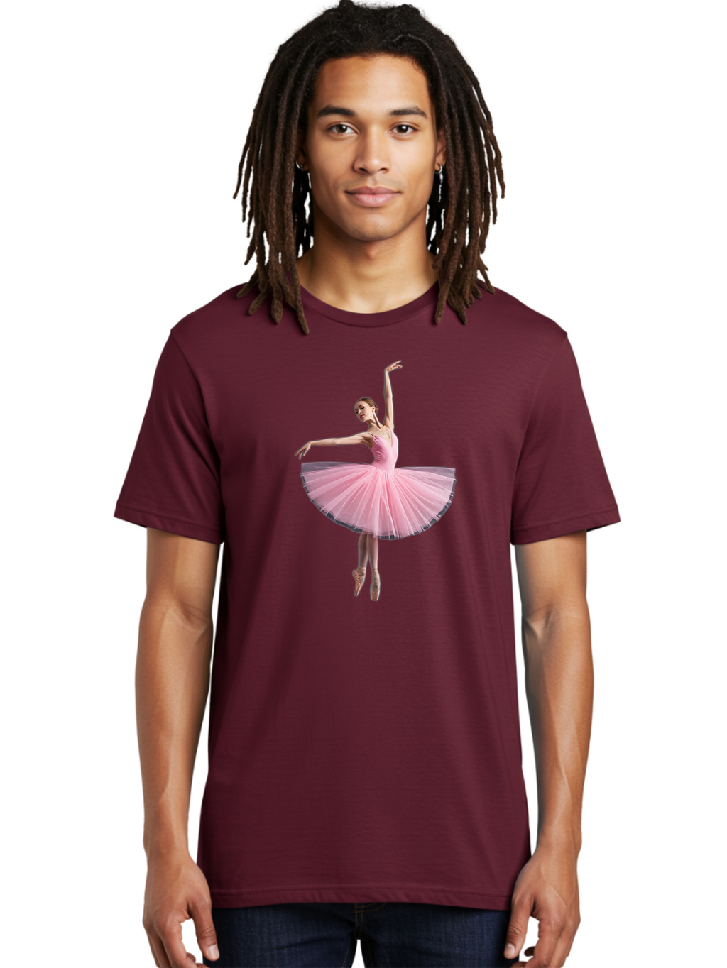 Ballerina-In-Pink-Tutu Men'S Graphic Tee, 100% Cotton, Comfortable Casual Summer Wear, Machine Washable, Vintage Camera, Old Camera, Antique Camera, Black Camera, Classic Photography, Photography Equipment, Nostalgic Device, Film Camera, Bak023