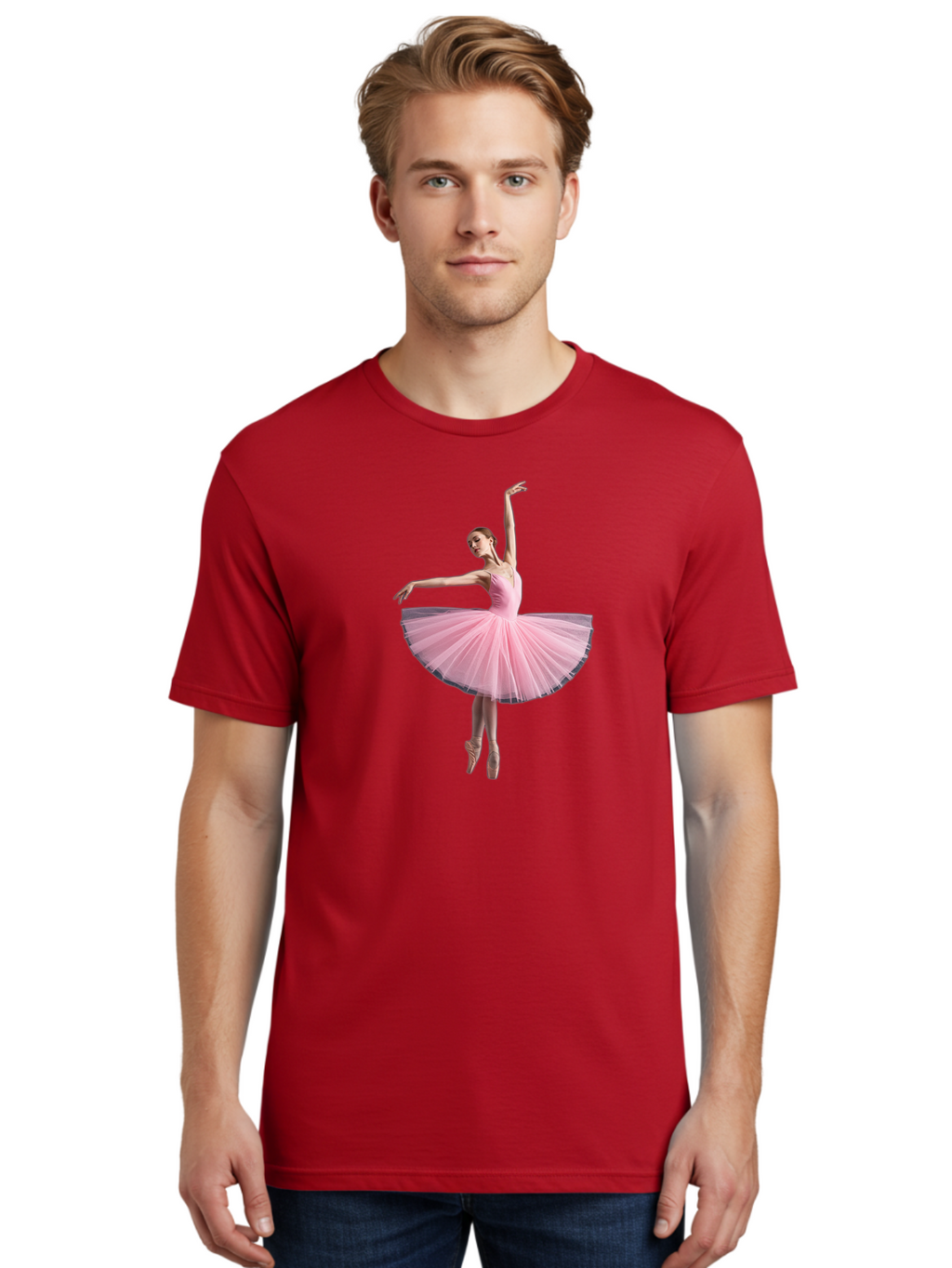 Ballerina-In-Pink-Tutu Men'S Graphic Tee, 100% Cotton, Comfortable Casual Summer Wear, Machine Washable, Vintage Camera, Old Camera, Antique Camera, Black Camera, Classic Photography, Photography Equipment, Nostalgic Device, Film Camera, Bak023