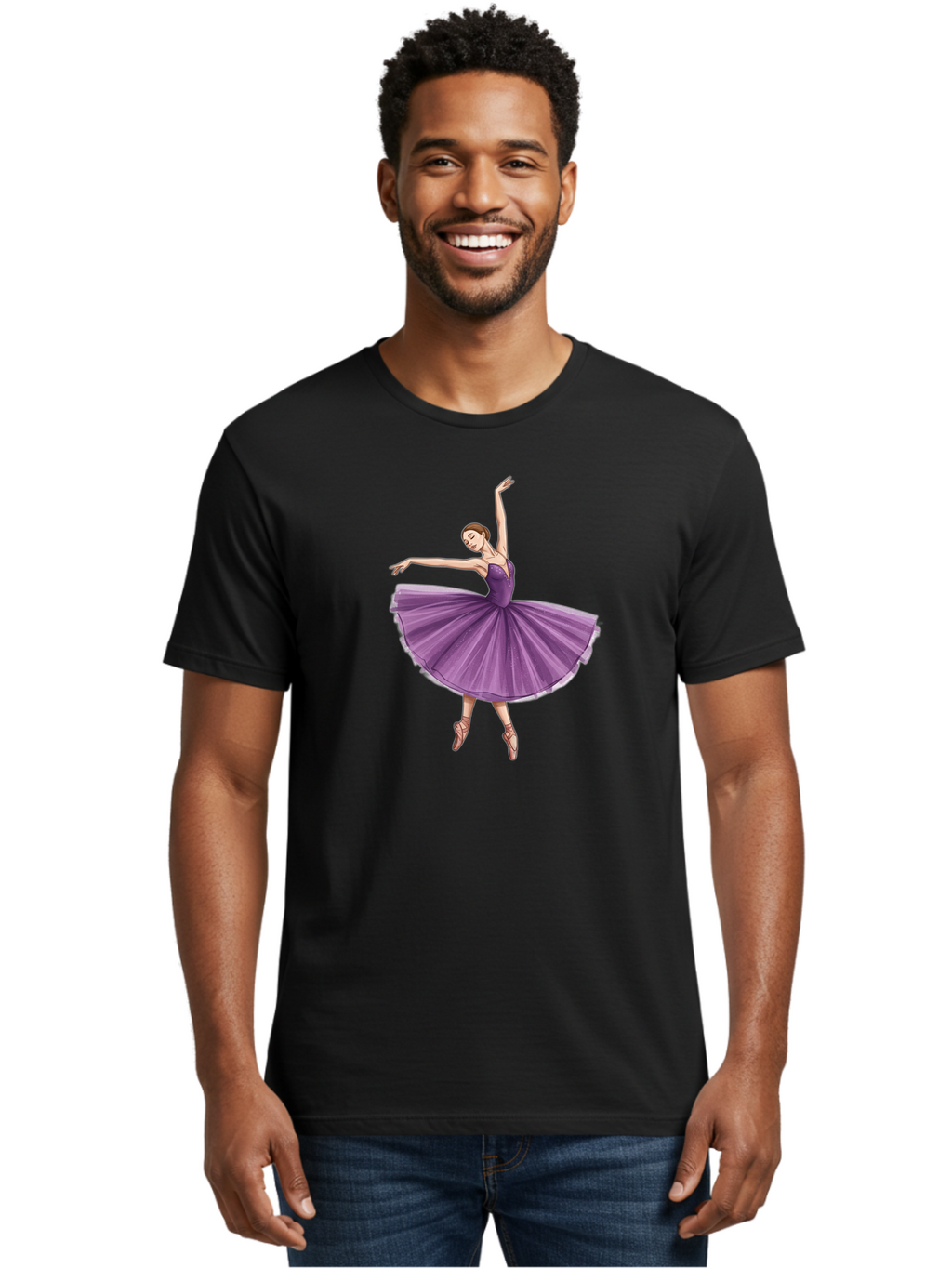 Ballet-Dancer-1 Men'S Graphic Tee, 100% Cotton, Comfortable Casual Summer Wear, Machine Washable, Vintage Camera, Old Camera, Antique Camera, Black Camera, Classic Photography, Photography Equipment, Nostalgic Device, Film Camera, Camera Art Bak026