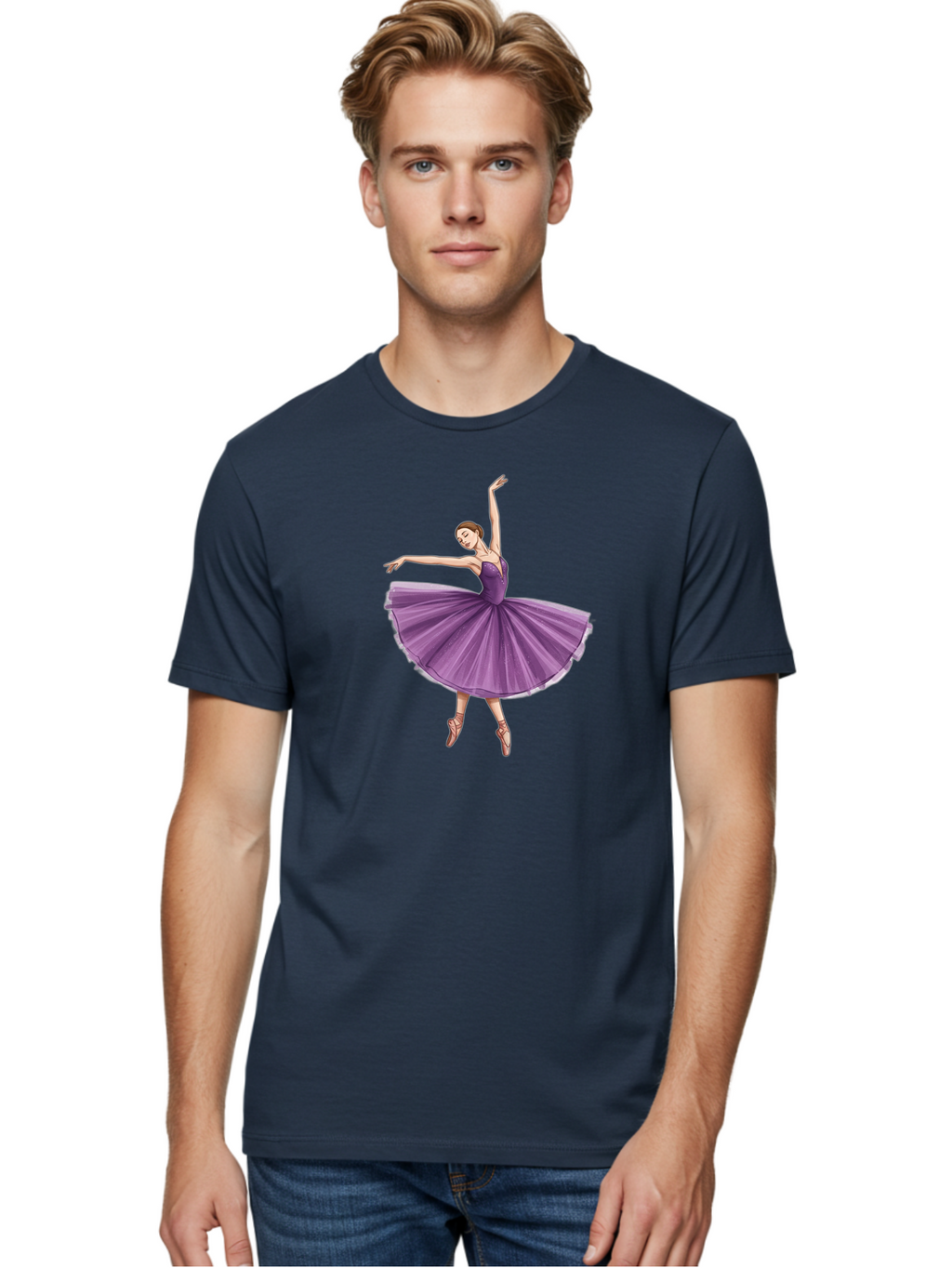 Ballet-Dancer-1 Men'S Graphic Tee, 100% Cotton, Comfortable Casual Summer Wear, Machine Washable, Vintage Camera, Old Camera, Antique Camera, Black Camera, Classic Photography, Photography Equipment, Nostalgic Device, Film Camera, Camera Art Bak026
