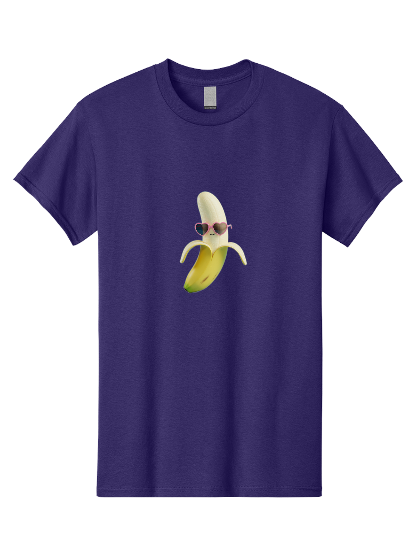 Banana-With-Heart-Shaped-Sunglasses Men'S Graphic Tee, 100% Cotton, Comfortable Casual Summer Wear, Machine Washable, Vintage Camera, Old Camera, Antique Camera, Black Camera, Classic Photography, Photography Equipment, Nostalgic Device, Bak030