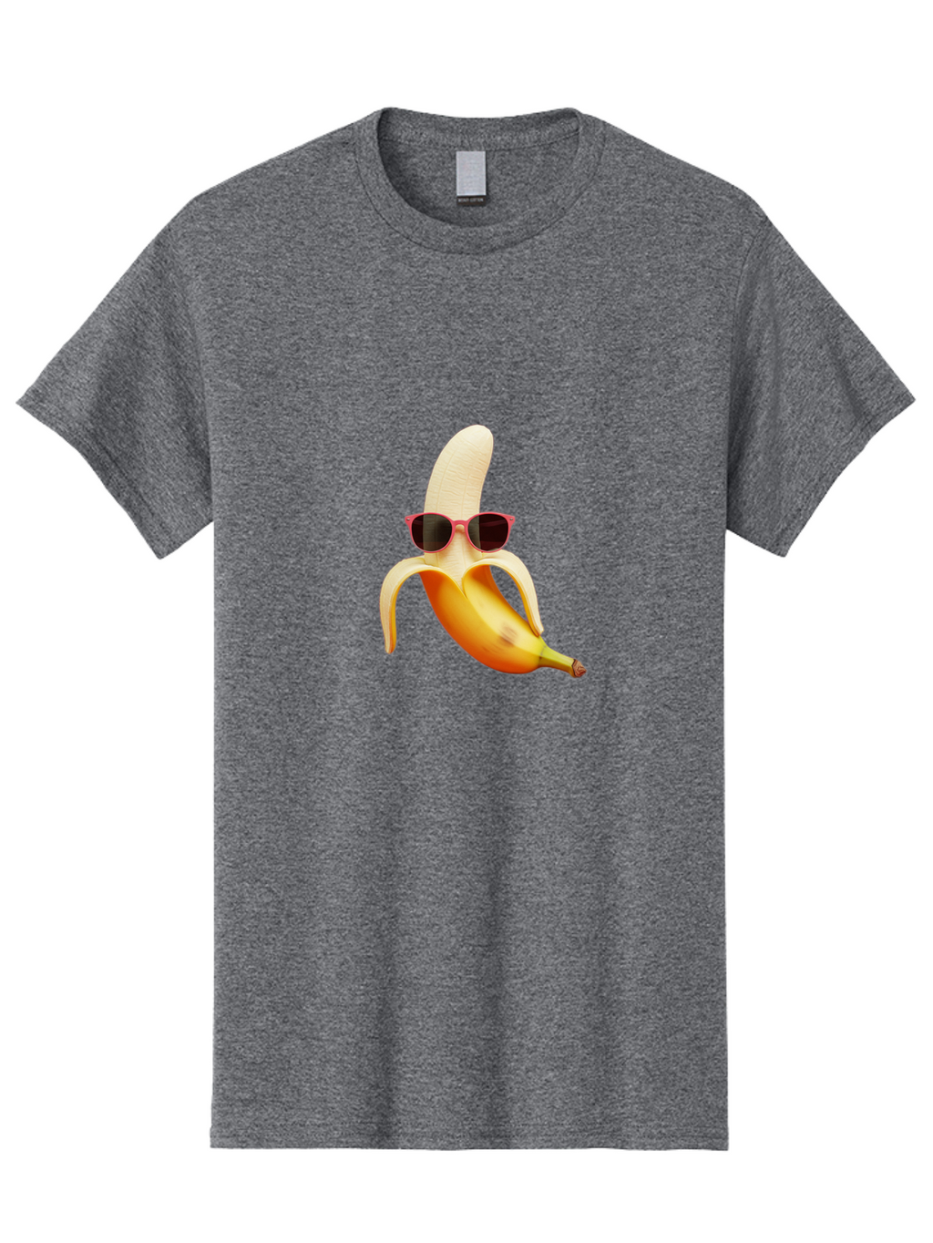 Banana-With-Sunglasses Men'S Graphic Tee, 100% Cotton, Comfortable Casual Summer Wear, Machine Washable, Vintage Camera, Old Camera, Antique Camera, Black Camera, Classic Photography, Photography Equipment, Nostalgic Device, Film Camera, Bak033