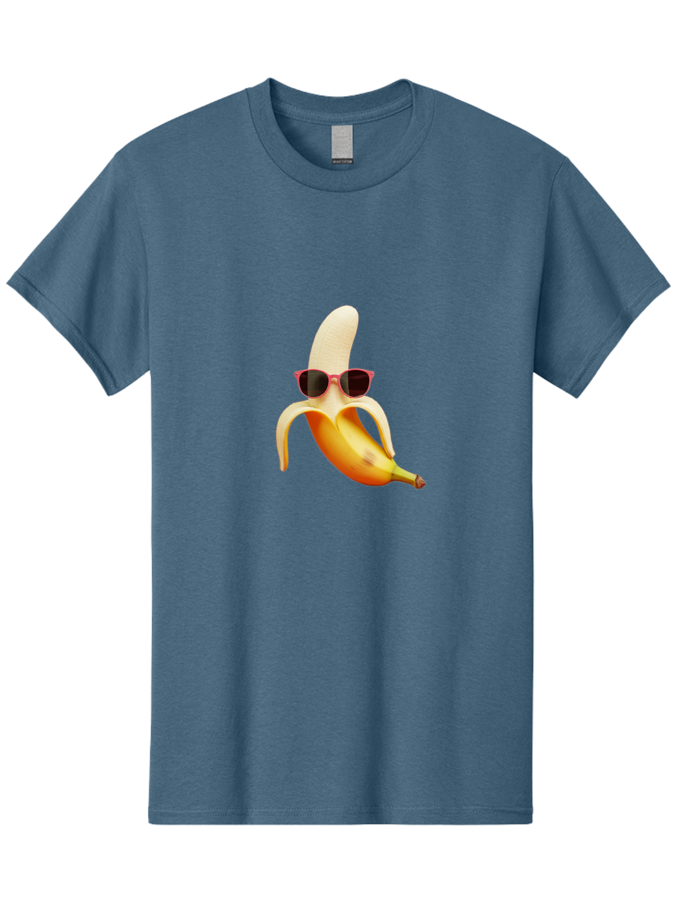 Banana-With-Sunglasses Men'S Graphic Tee, 100% Cotton, Comfortable Casual Summer Wear, Machine Washable, Vintage Camera, Old Camera, Antique Camera, Black Camera, Classic Photography, Photography Equipment, Nostalgic Device, Film Camera, Bak033