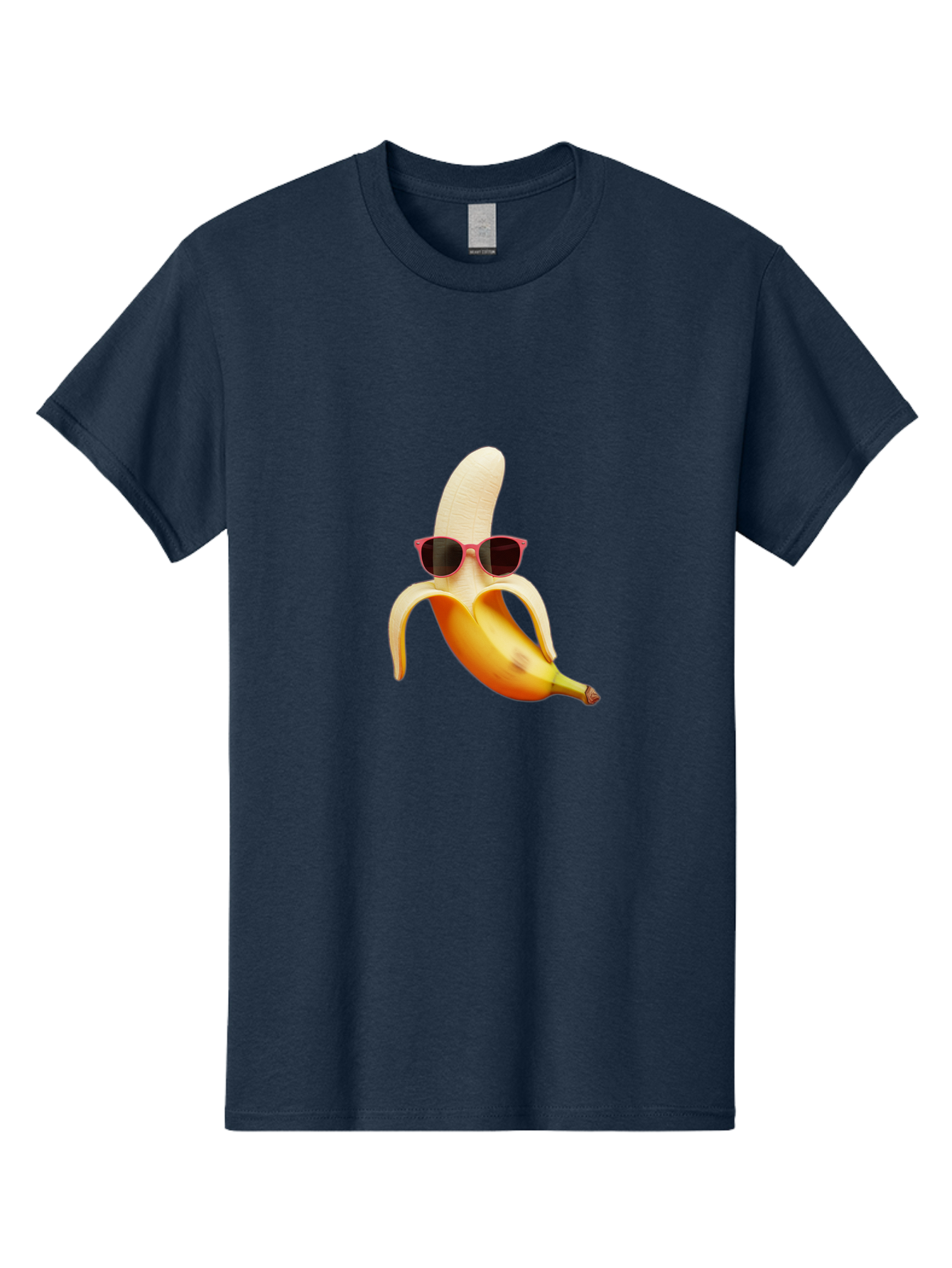 Banana-With-Sunglasses Men'S Graphic Tee, 100% Cotton, Comfortable Casual Summer Wear, Machine Washable, Vintage Camera, Old Camera, Antique Camera, Black Camera, Classic Photography, Photography Equipment, Nostalgic Device, Film Camera, Bak033