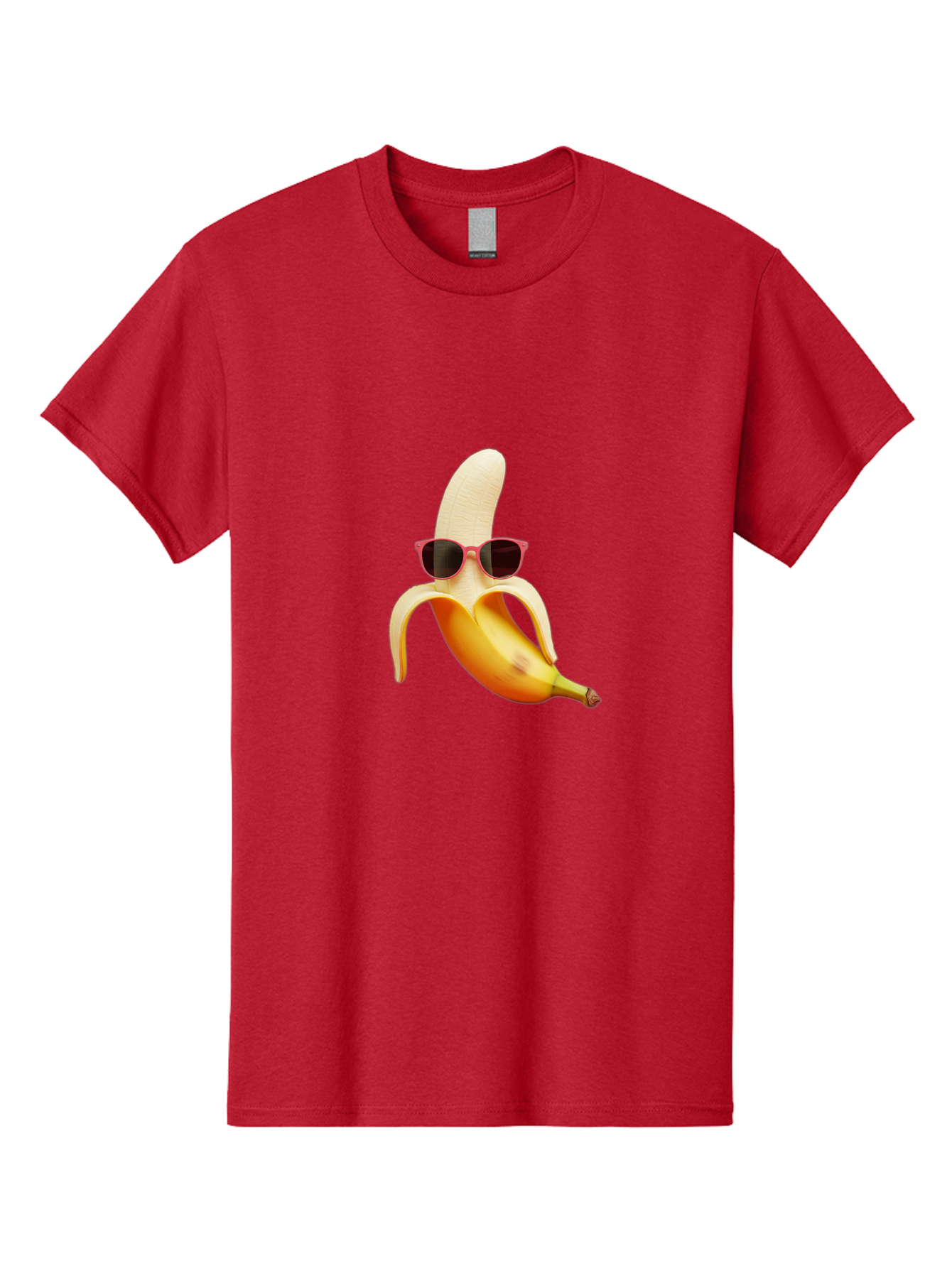Banana-With-Sunglasses Men'S Graphic Tee, 100% Cotton, Comfortable Casual Summer Wear, Machine Washable, Vintage Camera, Old Camera, Antique Camera, Black Camera, Classic Photography, Photography Equipment, Nostalgic Device, Film Camera, Bak033