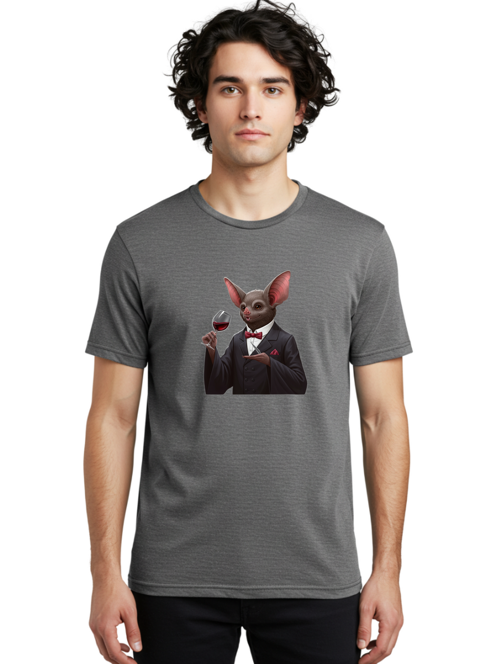Bat-In-Suit Men'S Graphic Tee, 100% Cotton, Comfortable Casual Summer Wear, Machine Washable, Vintage Camera, Old Camera, Antique Camera, Black Camera, Classic Photography, Photography Equipment, Nostalgic Device, Film Camera, Camera Art Bak034