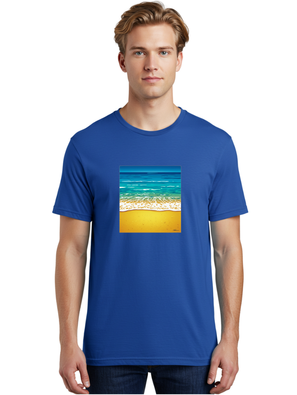Beach-Scene Men'S Graphic Tee, 100% Cotton, Comfortable Casual Summer Wear, Machine Washable, Vintage Camera, Old Camera, Antique Camera, Black Camera, Classic Photography, Photography Equipment, Nostalgic Device, Film Camera, Camera Art Bak038