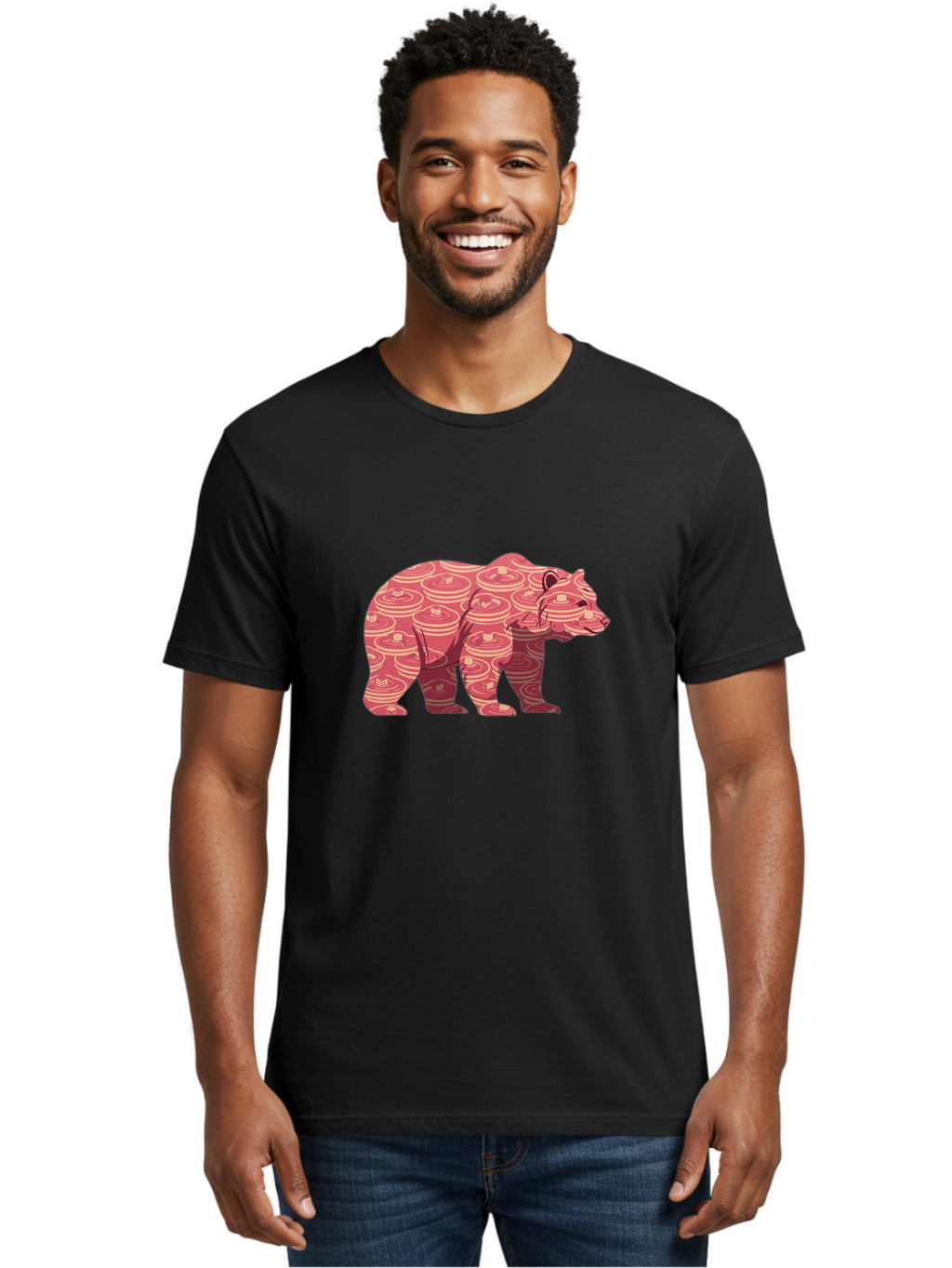 Bear-Coin Men'S Graphic Tee, 100% Cotton, Comfortable Casual Summer Wear, Machine Washable, Vintage Camera, Old Camera, Antique Camera, Black Camera, Classic Photography, Photography Equipment, Nostalgic Device, Film Camera, Camera Art Bak040