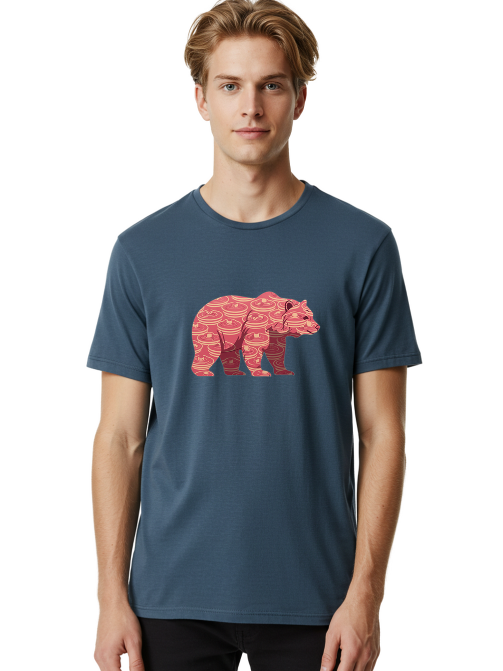 Bear-Coin Men'S Graphic Tee, 100% Cotton, Comfortable Casual Summer Wear, Machine Washable, Vintage Camera, Old Camera, Antique Camera, Black Camera, Classic Photography, Photography Equipment, Nostalgic Device, Film Camera, Camera Art Bak040