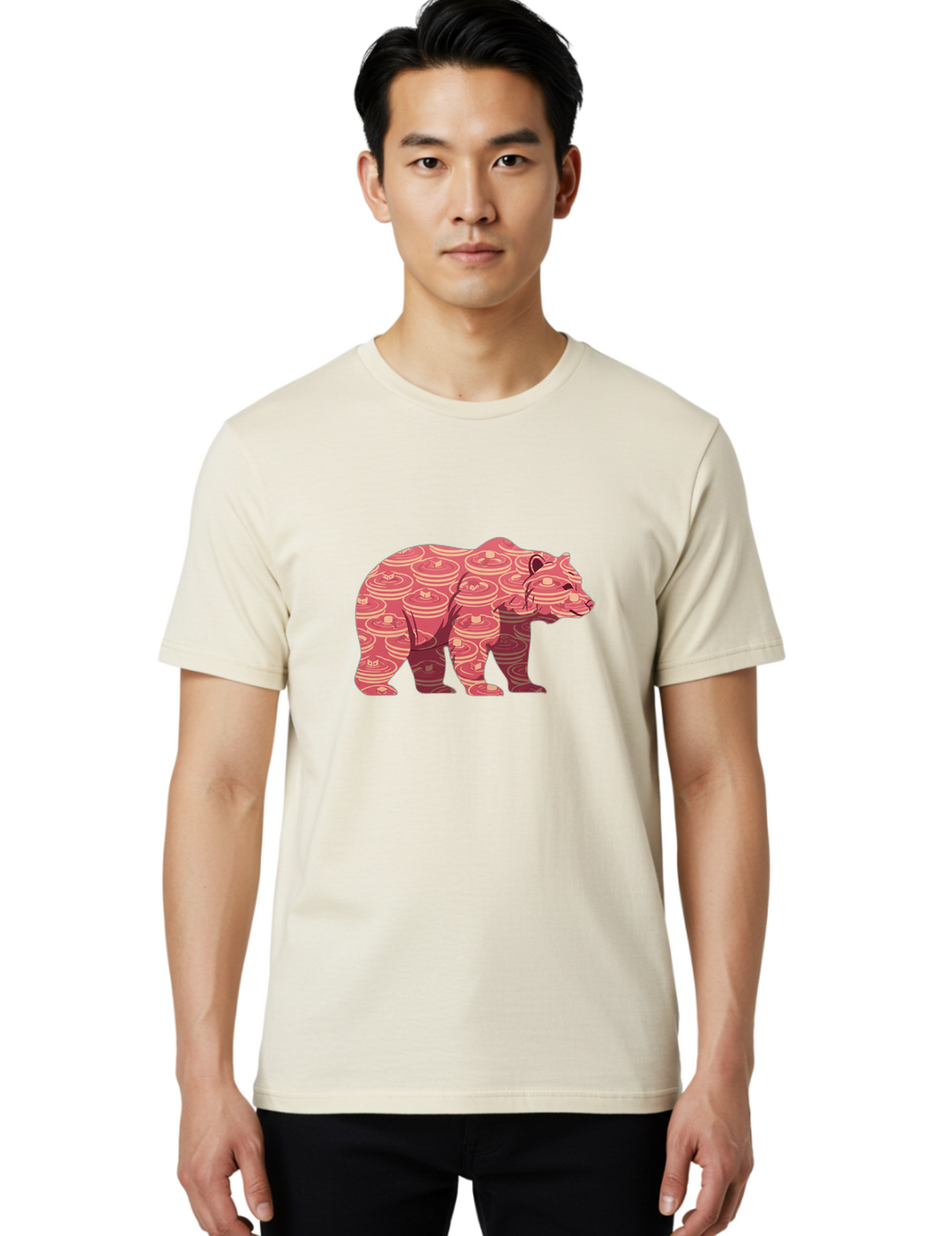 Bear-Coin Men'S Graphic Tee, 100% Cotton, Comfortable Casual Summer Wear, Machine Washable, Vintage Camera, Old Camera, Antique Camera, Black Camera, Classic Photography, Photography Equipment, Nostalgic Device, Film Camera, Camera Art Bak040