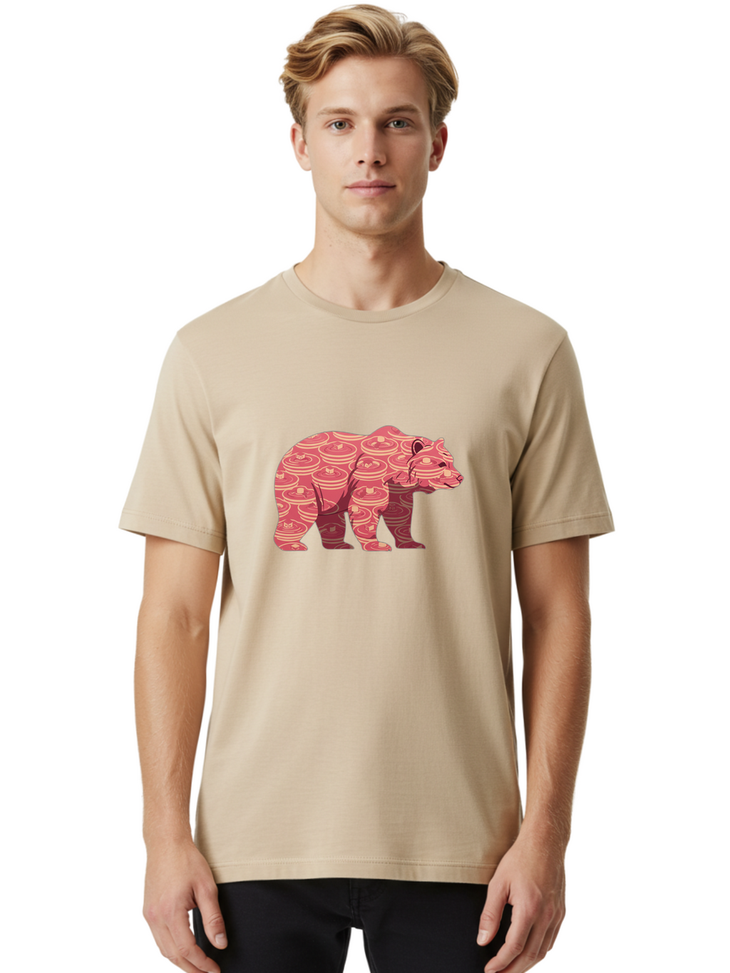 Bear-Coin Men'S Graphic Tee, 100% Cotton, Comfortable Casual Summer Wear, Machine Washable, Vintage Camera, Old Camera, Antique Camera, Black Camera, Classic Photography, Photography Equipment, Nostalgic Device, Film Camera, Camera Art Bak040