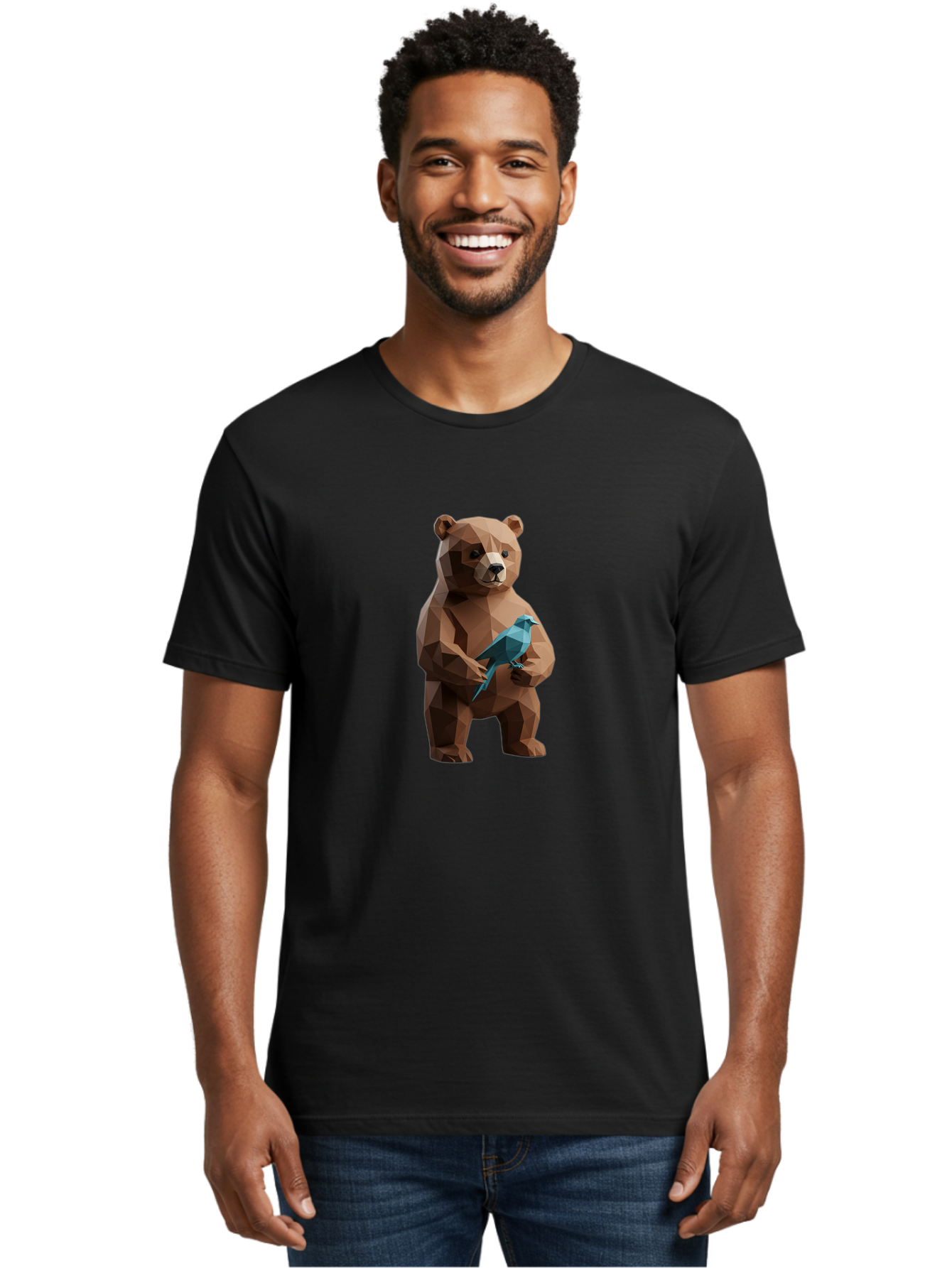 Bear-With-Bird Men'S Graphic Tee, 100% Cotton, Comfortable Casual Summer Wear, Machine Washable, Vintage Camera, Old Camera, Antique Camera, Black Camera, Classic Photography, Photography Equipment, Nostalgic Device, Film Camera, Camera Art Bak042