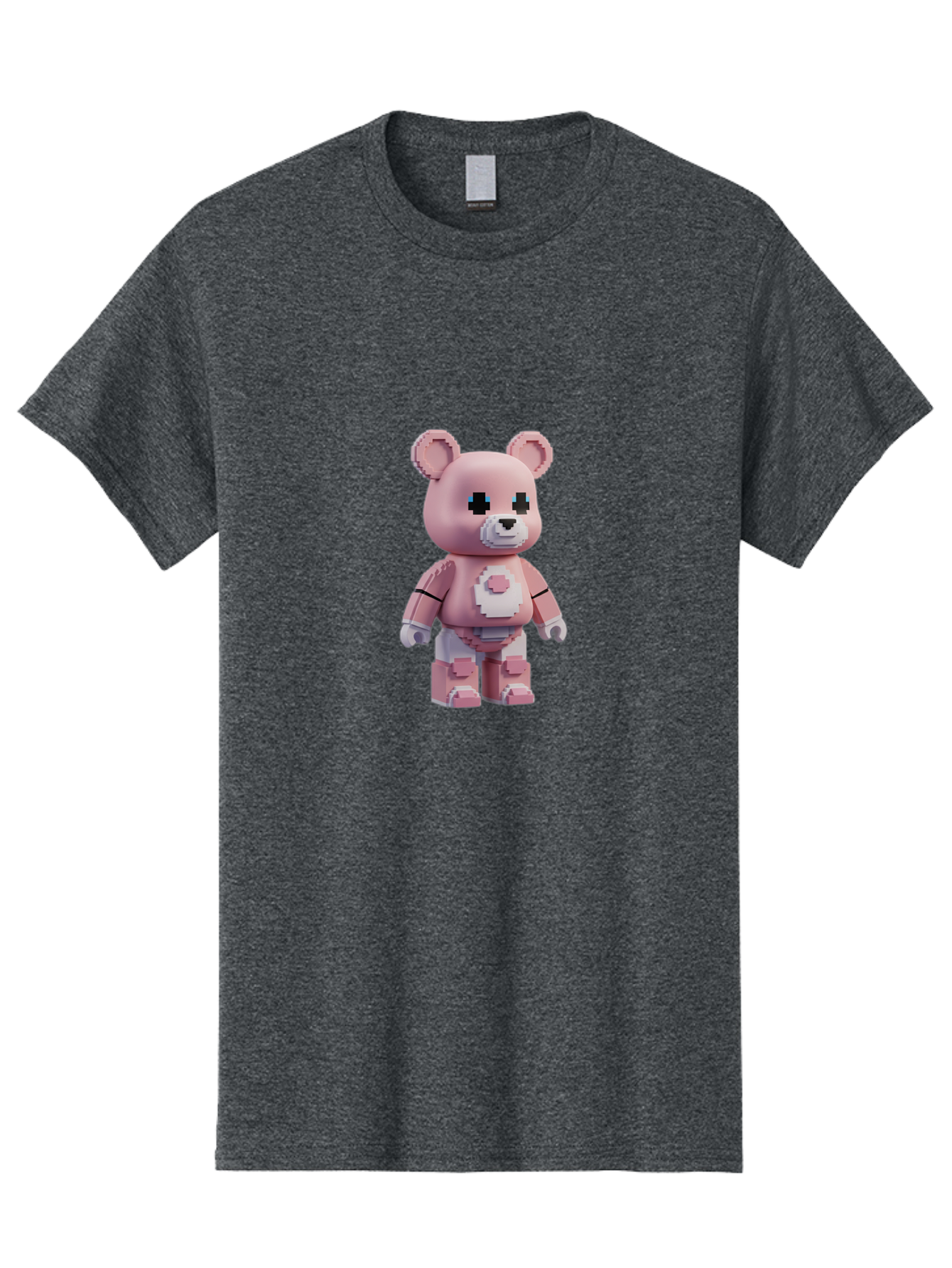 Bearbrick-2 Men'S Graphic Tee, 100% Cotton, Comfortable Casual Summer Wear, Machine Washable, Vintage Camera, Old Camera, Antique Camera, Black Camera, Classic Photography, Photography Equipment, Nostalgic Device, Film Camera, Camera Art Bak044