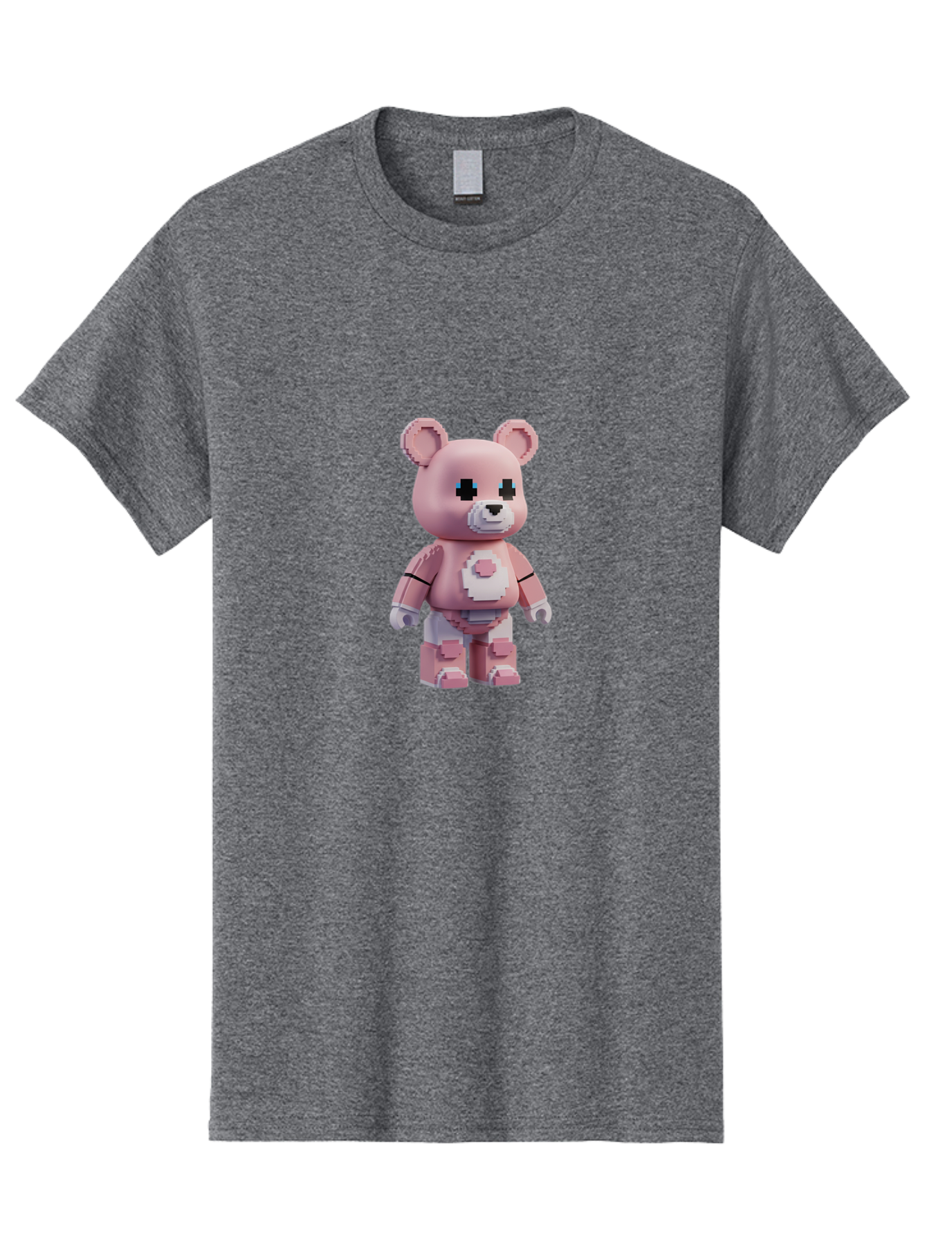 Bearbrick-2 Men'S Graphic Tee, 100% Cotton, Comfortable Casual Summer Wear, Machine Washable, Vintage Camera, Old Camera, Antique Camera, Black Camera, Classic Photography, Photography Equipment, Nostalgic Device, Film Camera, Camera Art Bak044