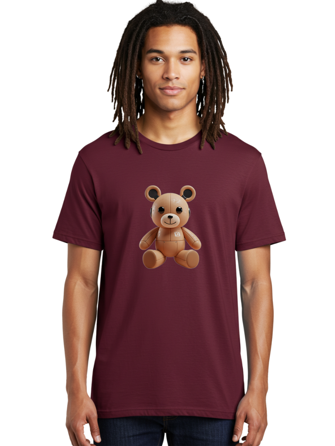 Bearbrick Men'S Graphic Tee, 100% Cotton, Comfortable Casual Summer Wear, Machine Washable, Vintage Camera, Old Camera, Antique Camera, Black Camera, Classic Photography, Photography Equipment, Nostalgic Device, Film Camera, Camera Art Bak046
